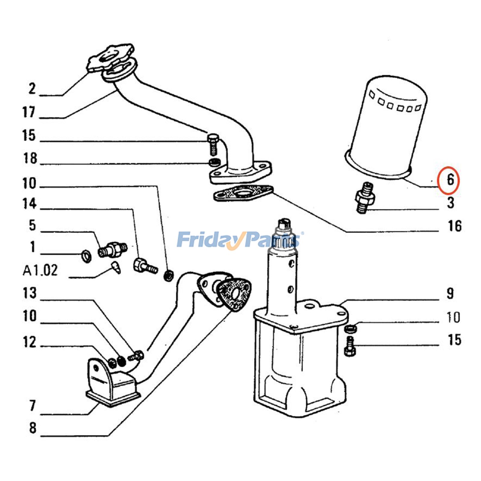 Oil Filter for Harvester,Loader,Tractor