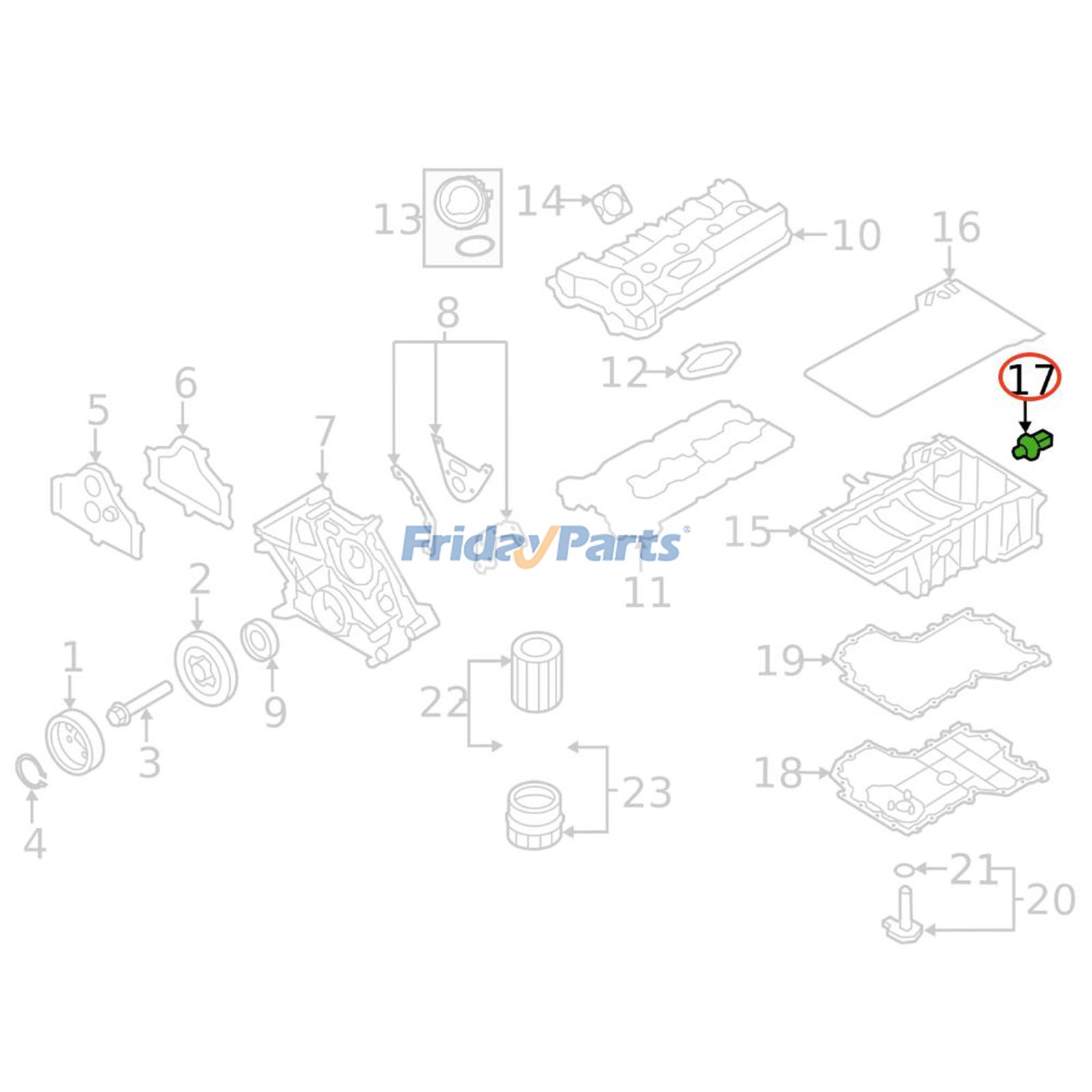 Capteur de pression d'huile (émetteur) 12618611273 pour BMW X5 328i 335i 528i 535i X3 740i M5 (1985-2021)pourPour BMW