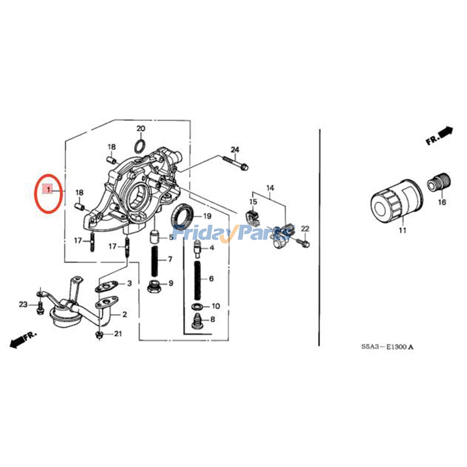 FridayParts Ölpumpe