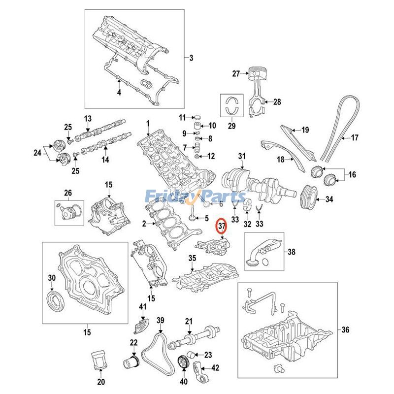 Bomba de aceite LR052436 C2Z28368 para Land Rover 2010-2017 Range Rover Jaguar 2014-2018 F-Type 2011-2015 XF Para Land Rover