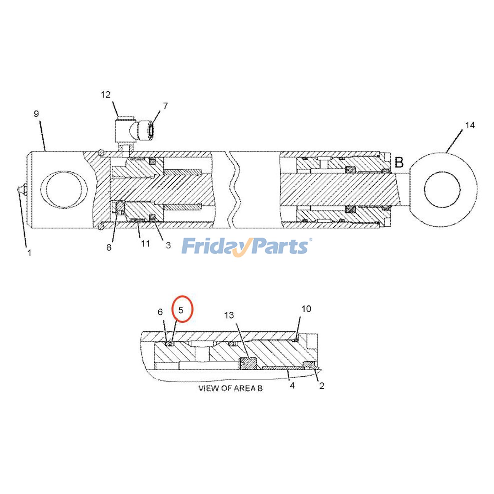 Retén de aceite 329-2589 para motor Caterpillar CAT C3.4 IND C3.3B Cargador 236D 242D3 259D 259B3 257D3 Para CAT