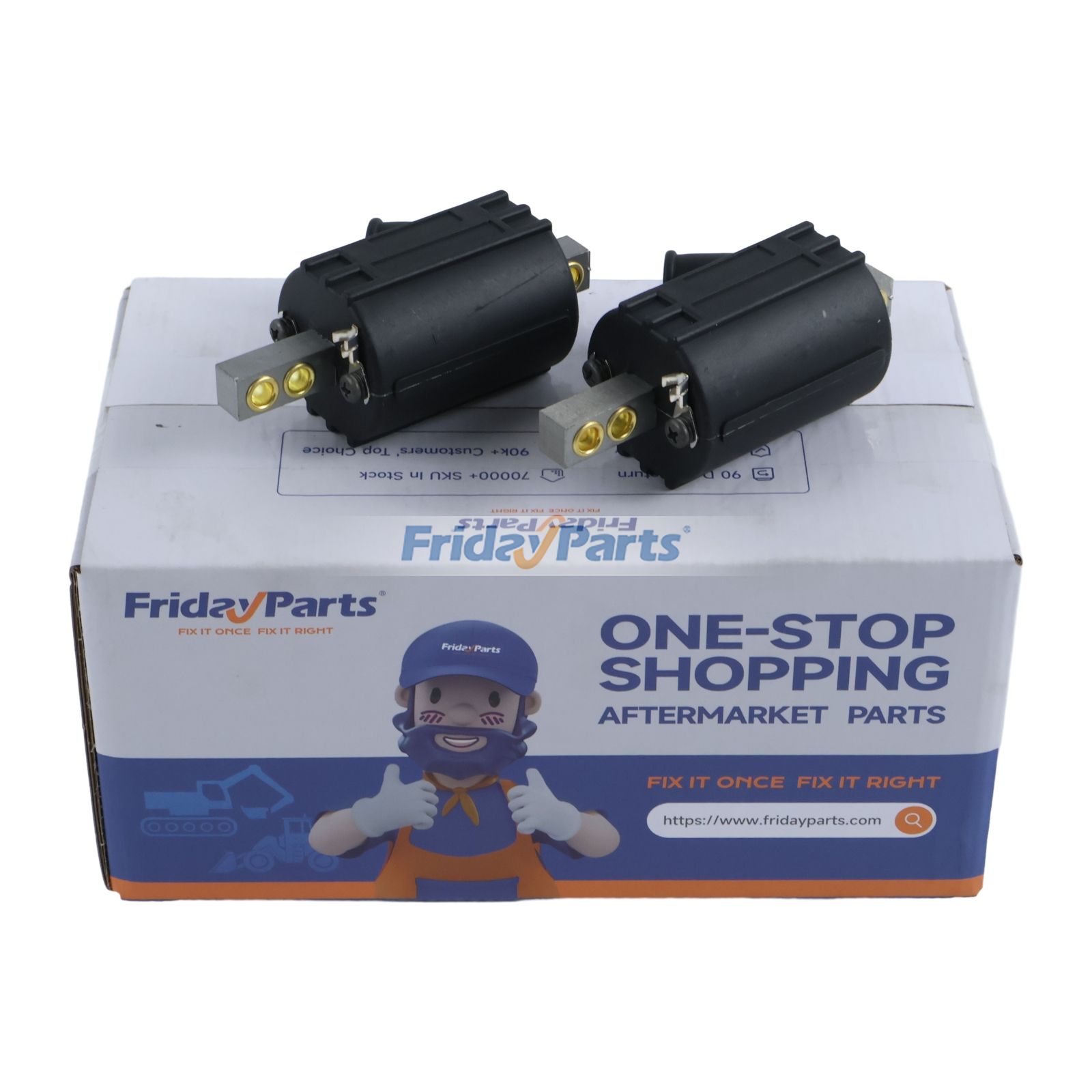 One Set Ignition Coil DSK6-2 DC3-1 for Harley-Davidson Motorcycle Disc Electra Glide Dyna Fat Bob