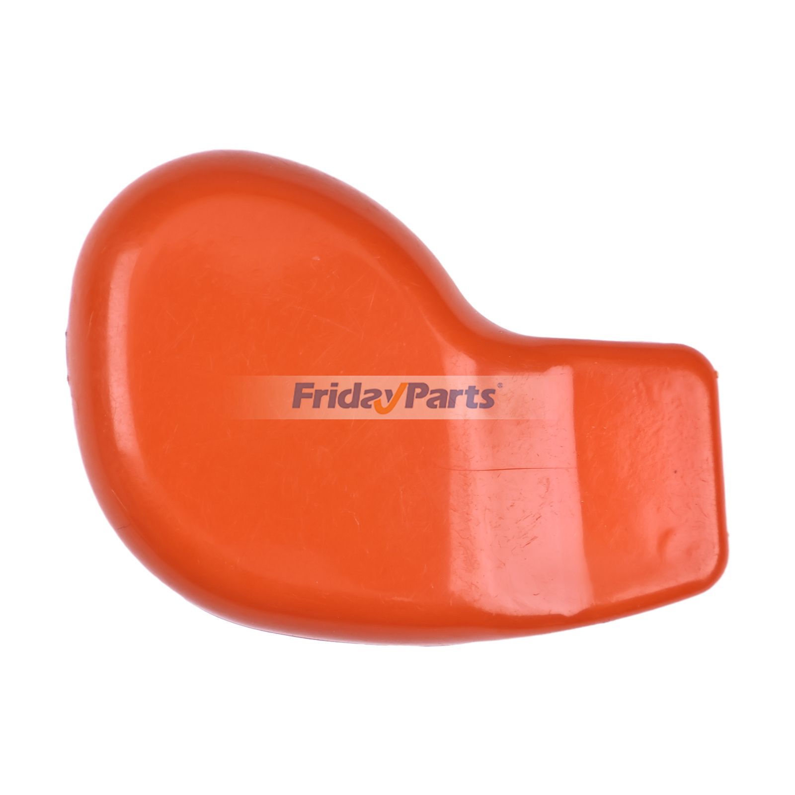 Poignée d'accélérateur en caoutchouc orange de FridayParts