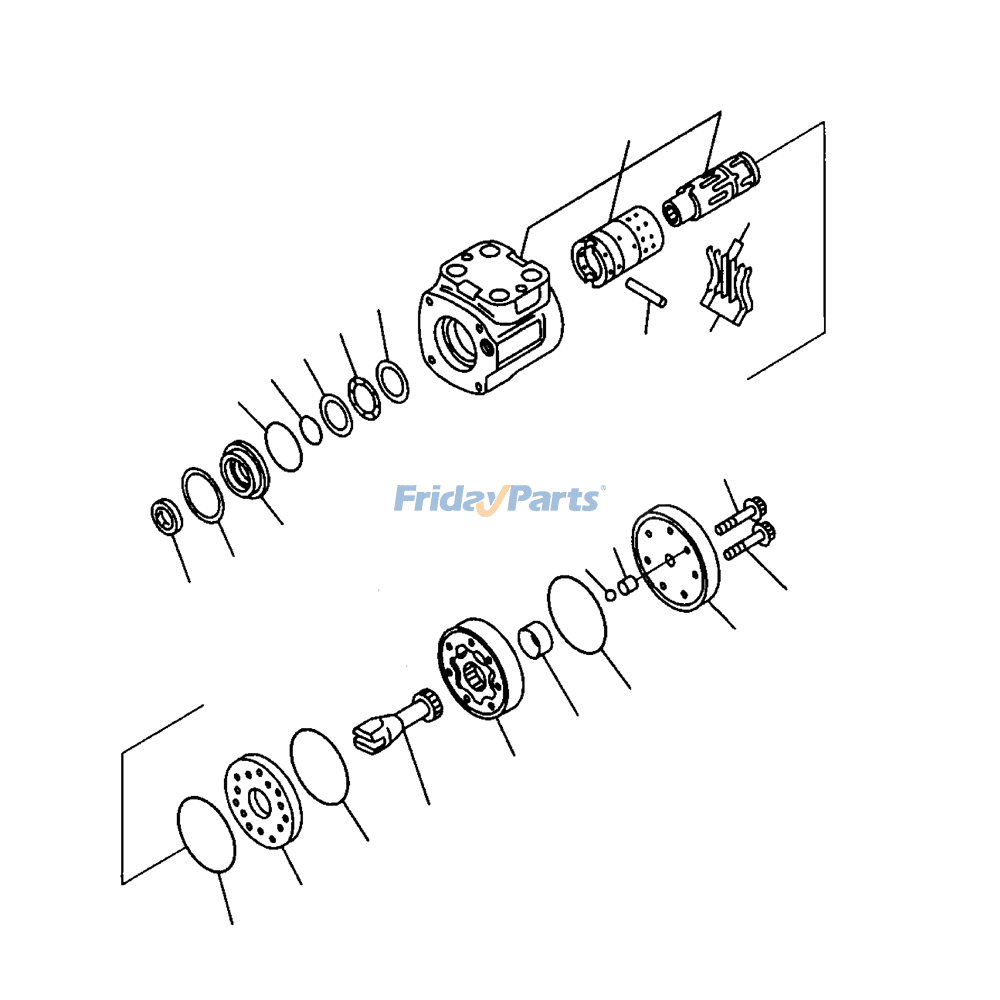 Rad Orbitron Ventil Lenkpumpefür Lader