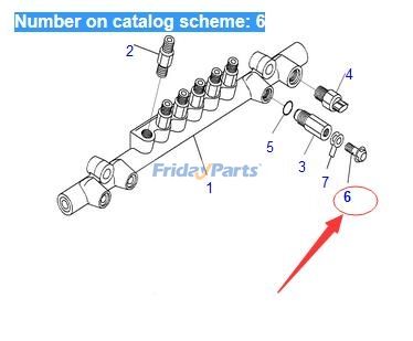 Joint à boulon ND095438-0090 pour chargeuse sur pneus Komatsu WA500-6 WA480-6 WA470-6 moteur SAA6D170E-5DR-W SAA6D170E-5D-01