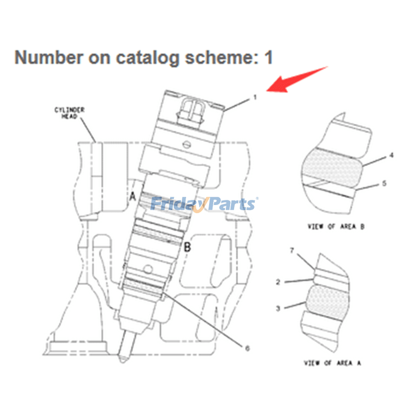 Einspritzdüsensäule CAT Mfür Motor,Bagger,LaderFür CAT