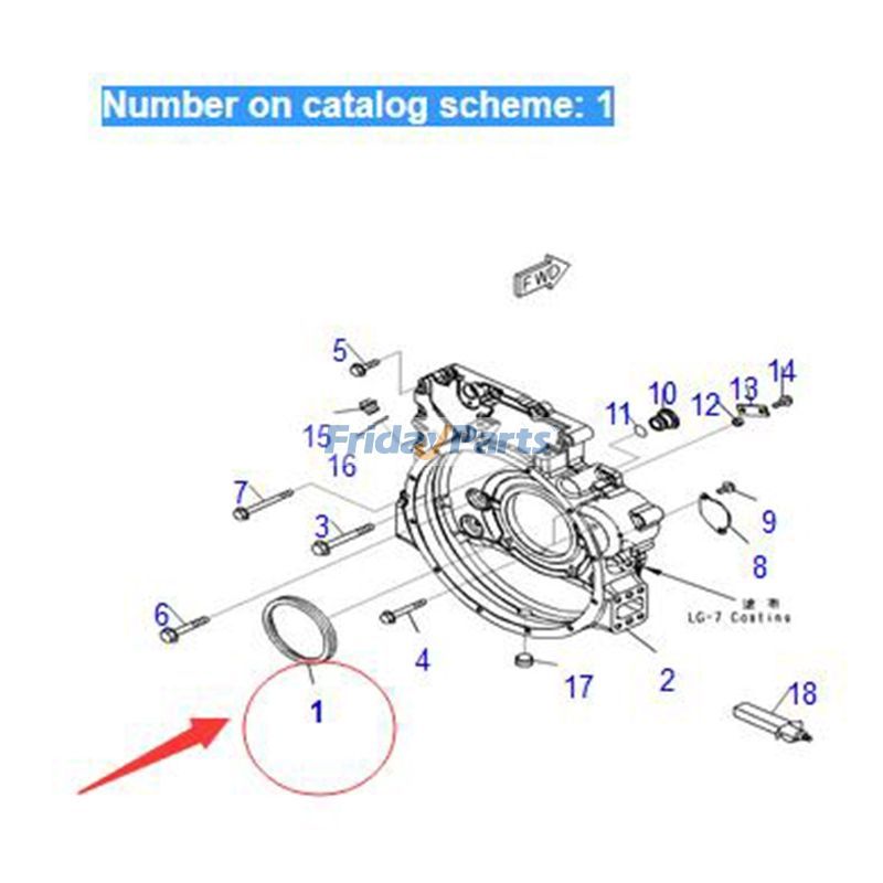 Seal Kit 6736-21-4221 for Komatsu WA430-6 WA380-6 WA320-6 Engine SAA6D114E-3LL SAA6D114E-3C
