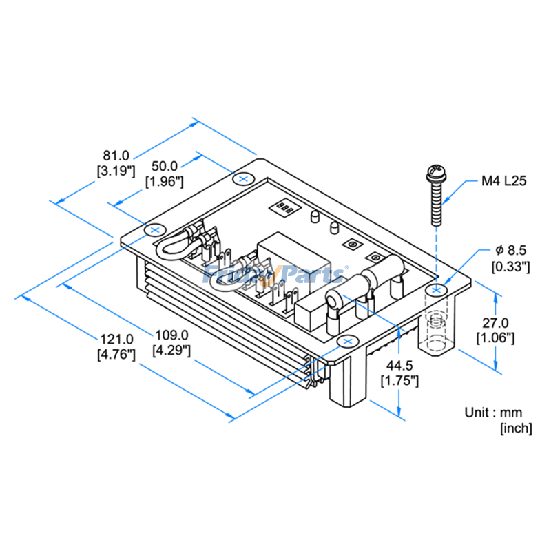 Teile für Generator
