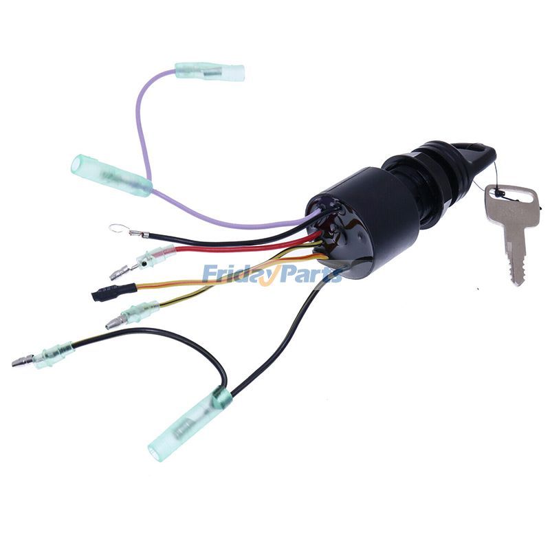 Interruptor de encendido del motor fueraborda con botón pulsador para apagar/arrancar/estrangular para Sierra MP51090 de FridayParts