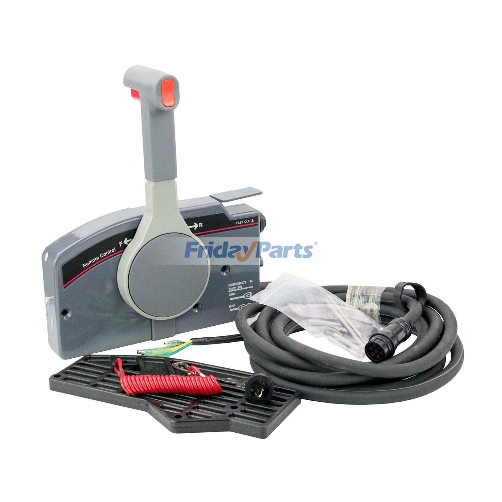 Caja de control remoto para motor fueraborda 703-48230-1A para Yamaha, acelerador de empuje derecho de 7 pines