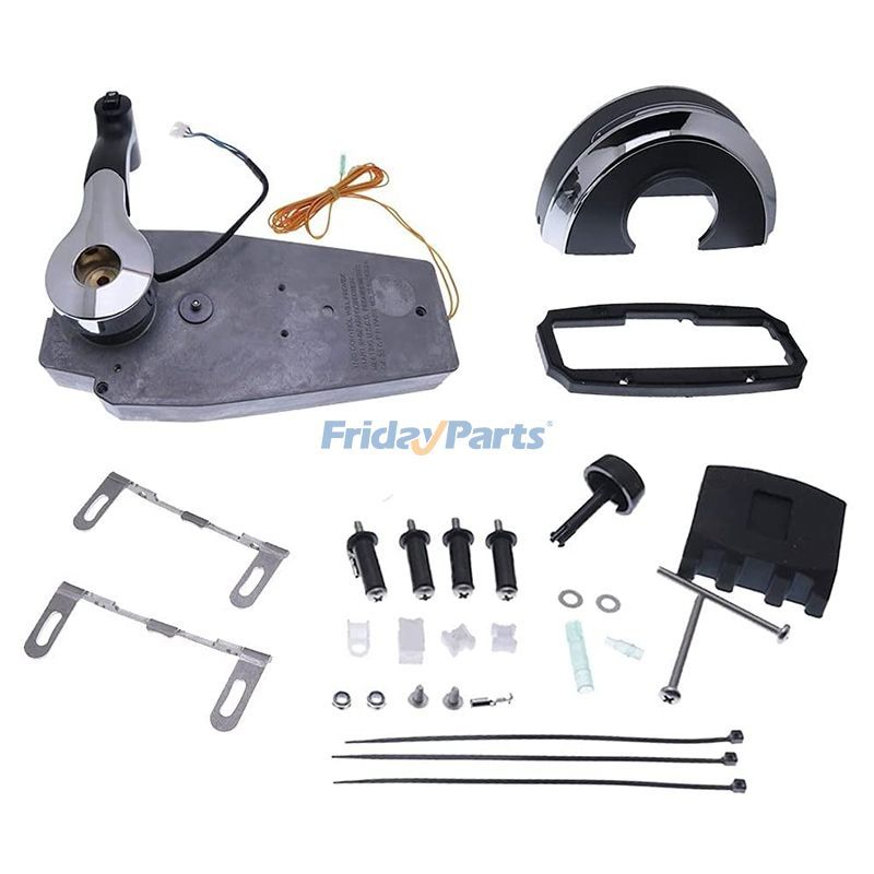 Caja de control remoto para motor fueraborda 8M0059686 para montaje superior de consola/bitácora Mercury con arnés de ajuste de 2 pies