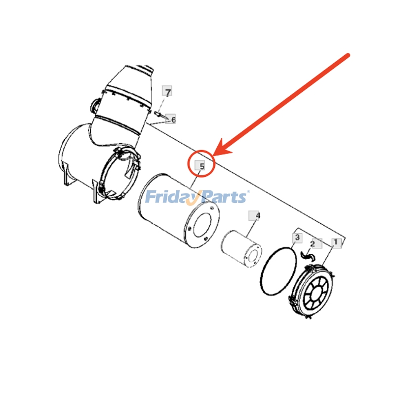 Filtre à air extérieurpour Tracteur