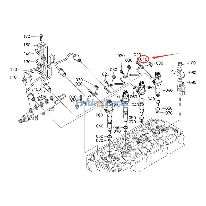 Over Flow Pipe for Engine,Loader,Tractor