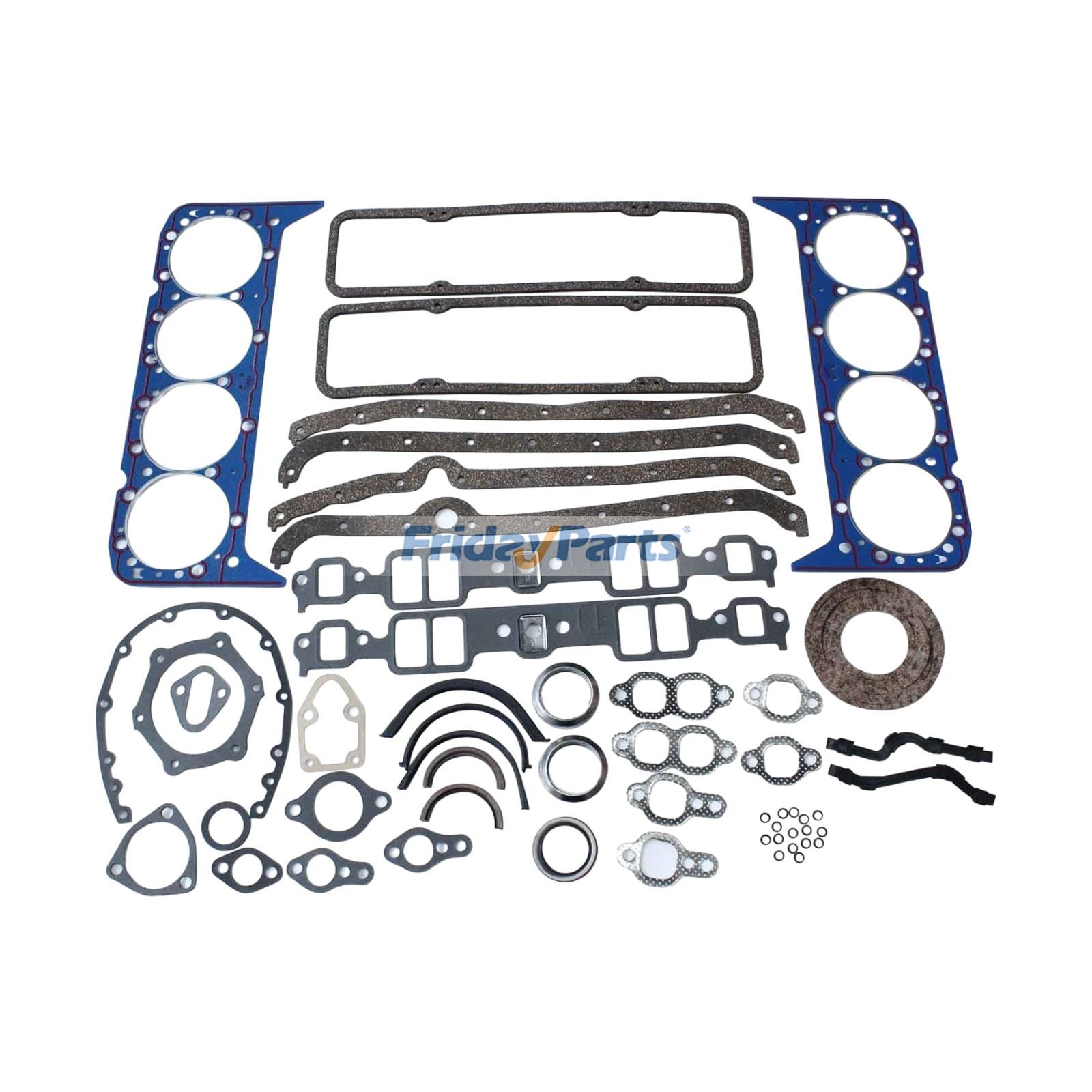 Overhaul Engine Gasket Set FS7733PT2 for SBC Small Block Chevrolet 283 4.6L 302 4.9L 307 5.0L 327 5.4L 350 5.7L 1959-1979