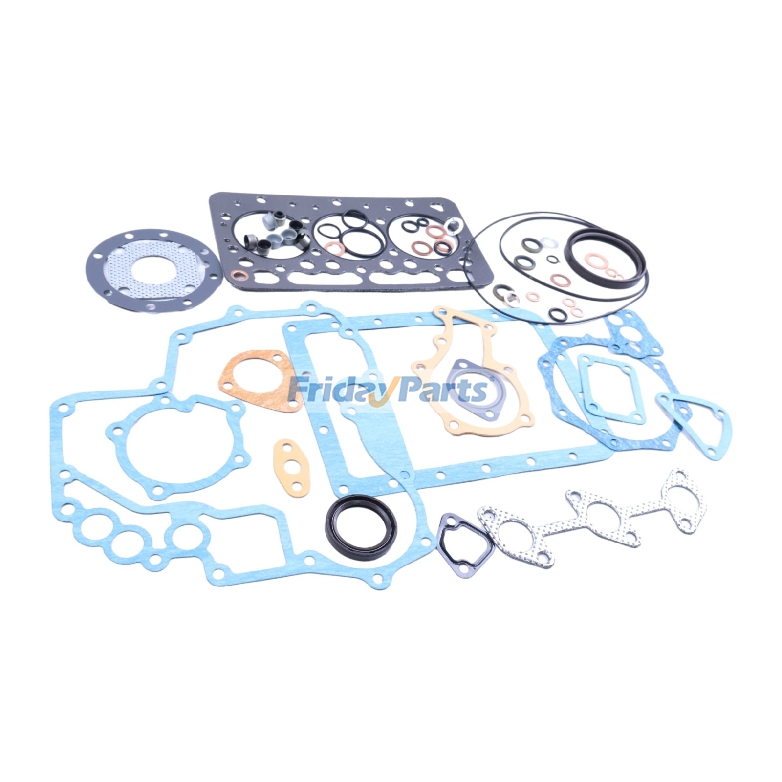Kit de junta de revisão para motor Kubota D662 D662-E D662-EB D662-E2B FridayParts