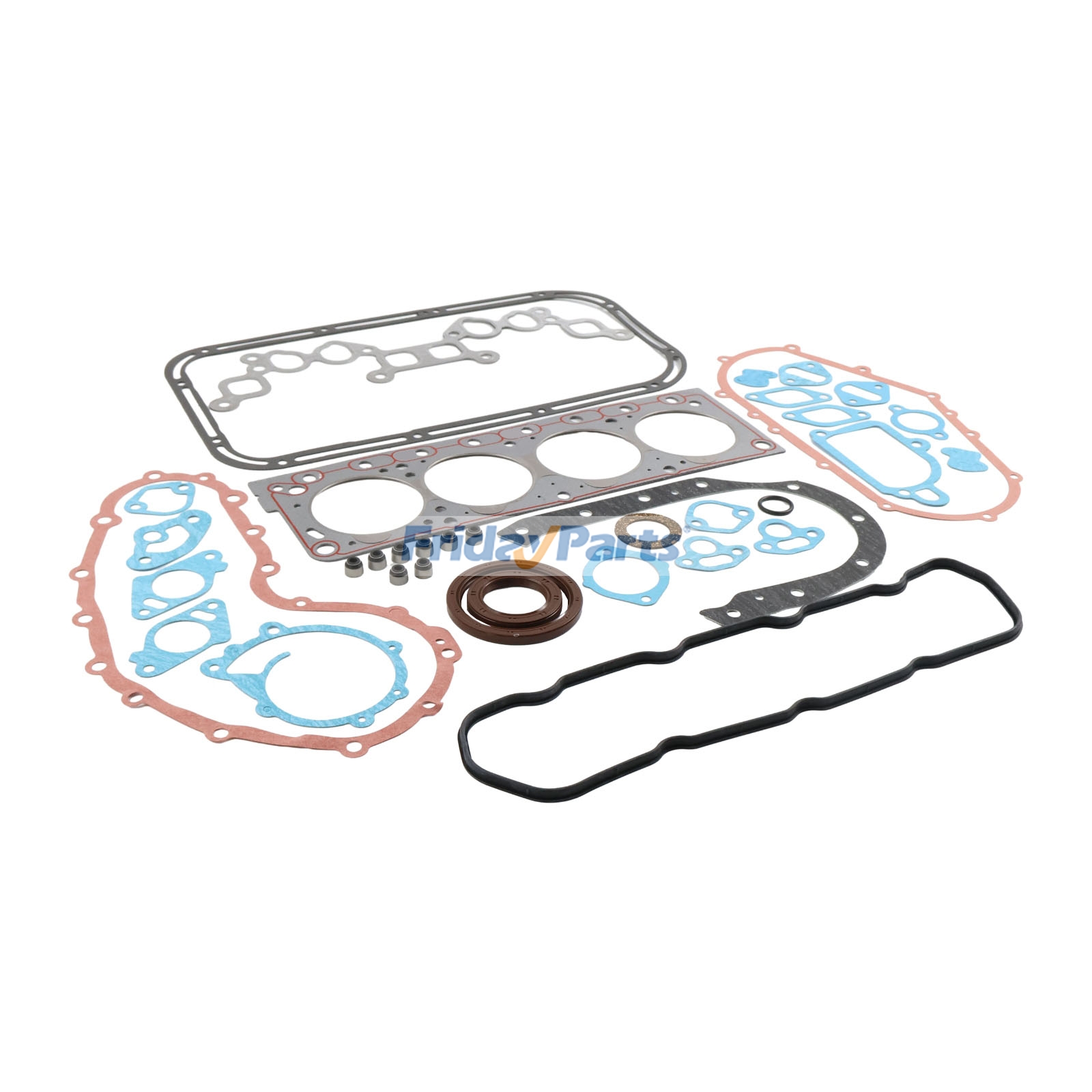 Overhaul Gasket Kit 10101-FY52K for Nissan Engine K21 K25 Forklift 1F1 1F2 L01 L02 MAP1F1A15DV MAP1F2A25LV MAPL01A18LV MCPL02A28LV