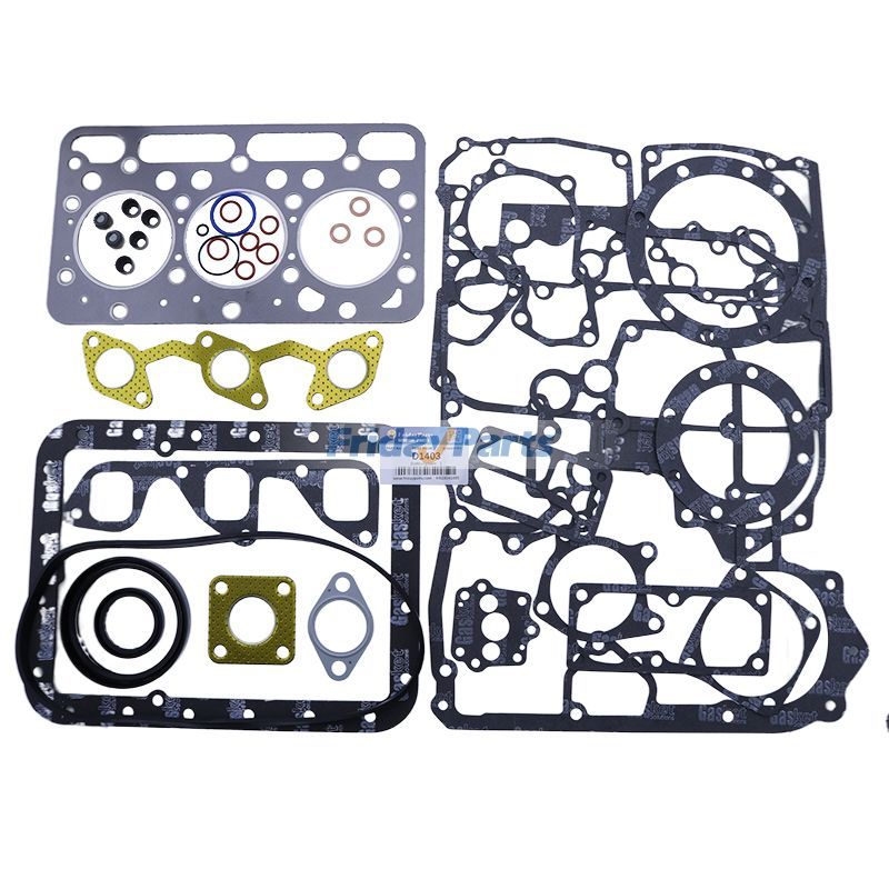モト・メンテナンス33 Overhaul Gasket Kit 16414-99353 for Kubota D1403 Engine