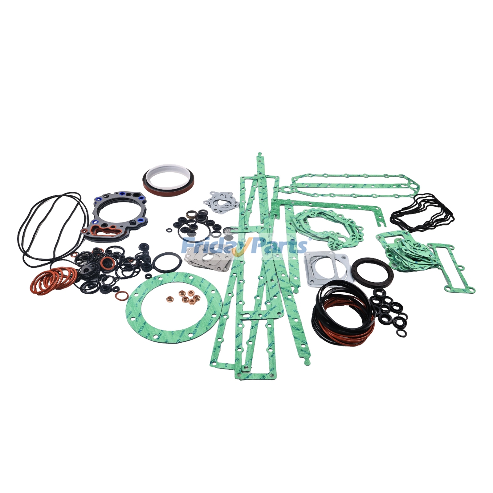 Kit de junta de revisão 6251-K1-9900 6251-K2-9900 para motor Komatsu SAA6D125E-5 SAA6D125E-5A SAA6D125E-5B SAA6D125E-5C Escavadeira PC450-8 FridayParts