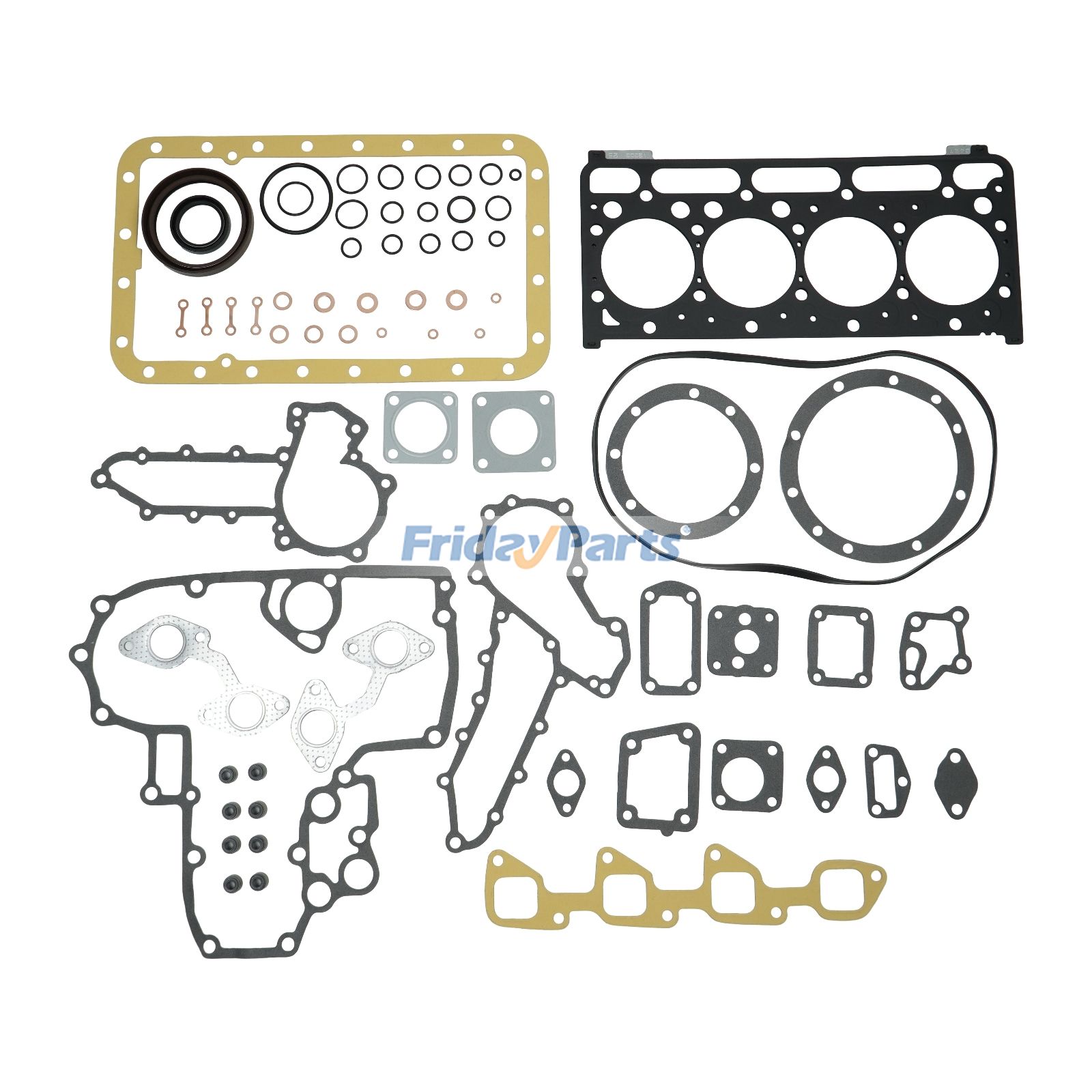 Overhaul Gasket Kit 6657401 6657402 for Kubota Engine V2203 Bobcat 753 773 331 430 S150 S160 S175 S185 B300 BL370