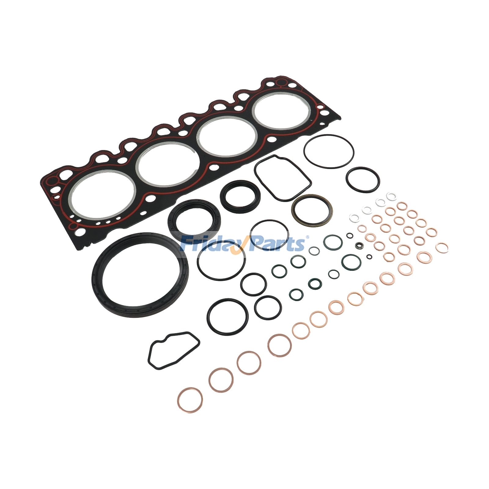 Kit de juntas de revisión para motor Deutz F4L1011 BF4L1011 BF4L1011F de FridayParts
