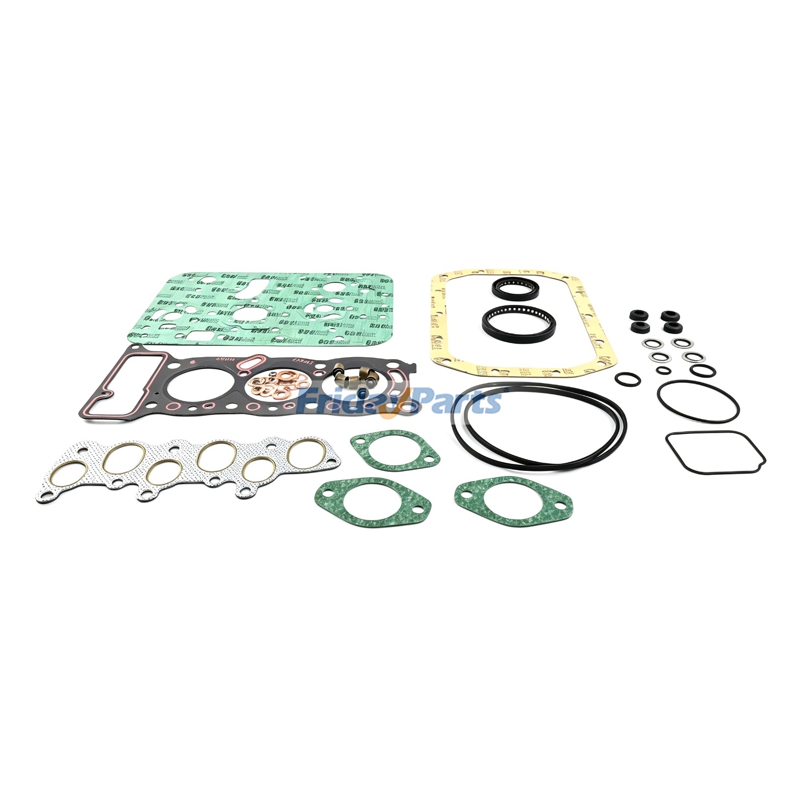 Kit de juntas de revisión para motor Isuzu 3KA1 IHI Excavadora IS10F de FridayParts