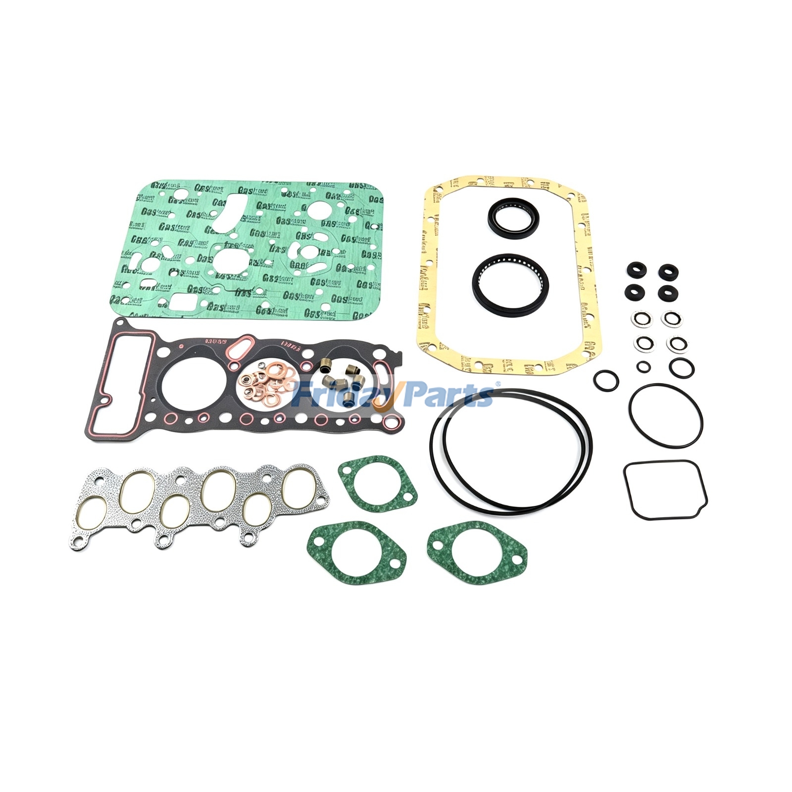 Kit de juntas de revisión para motor Isuzu 3KA1 IHI Excavadora IS10F