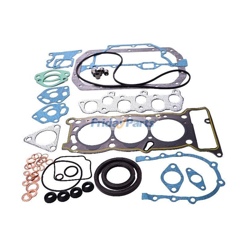 Overhaul Gasket Kit for Isuzu Engine 3KC1 Hitachi Excavator EX12 EX15 EX20 EX30