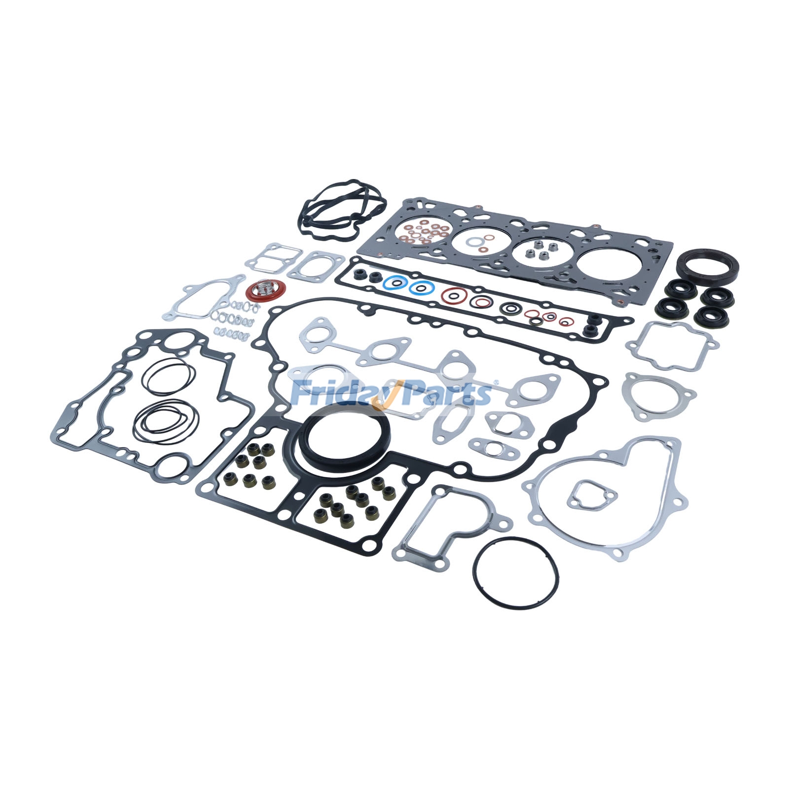 Motor,Escavadora ,Carregadora ,Cortador de Grama,Trator Para KUBOTA,Para VOLVO - Kit de junta de revisão para motor Kubota V2607 V2607T V2607-DI F3060 ER470 ER460 KX163 KX165-5 SSV65 R530 R630