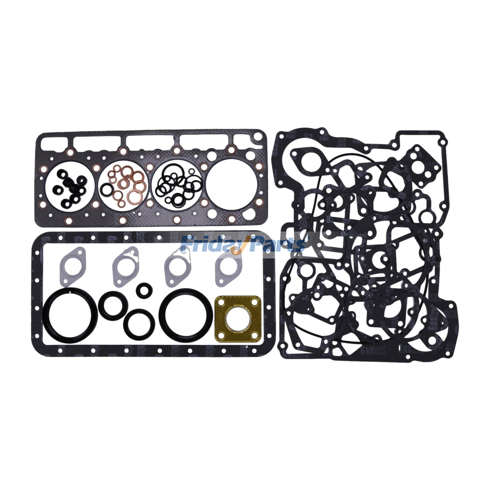 Überholungsdichtungssatz für Kubota-Motor V1200 Traktor B2150 B2150D B9200 L2600F L3000F L4300F M5400 M6800 M96SDS