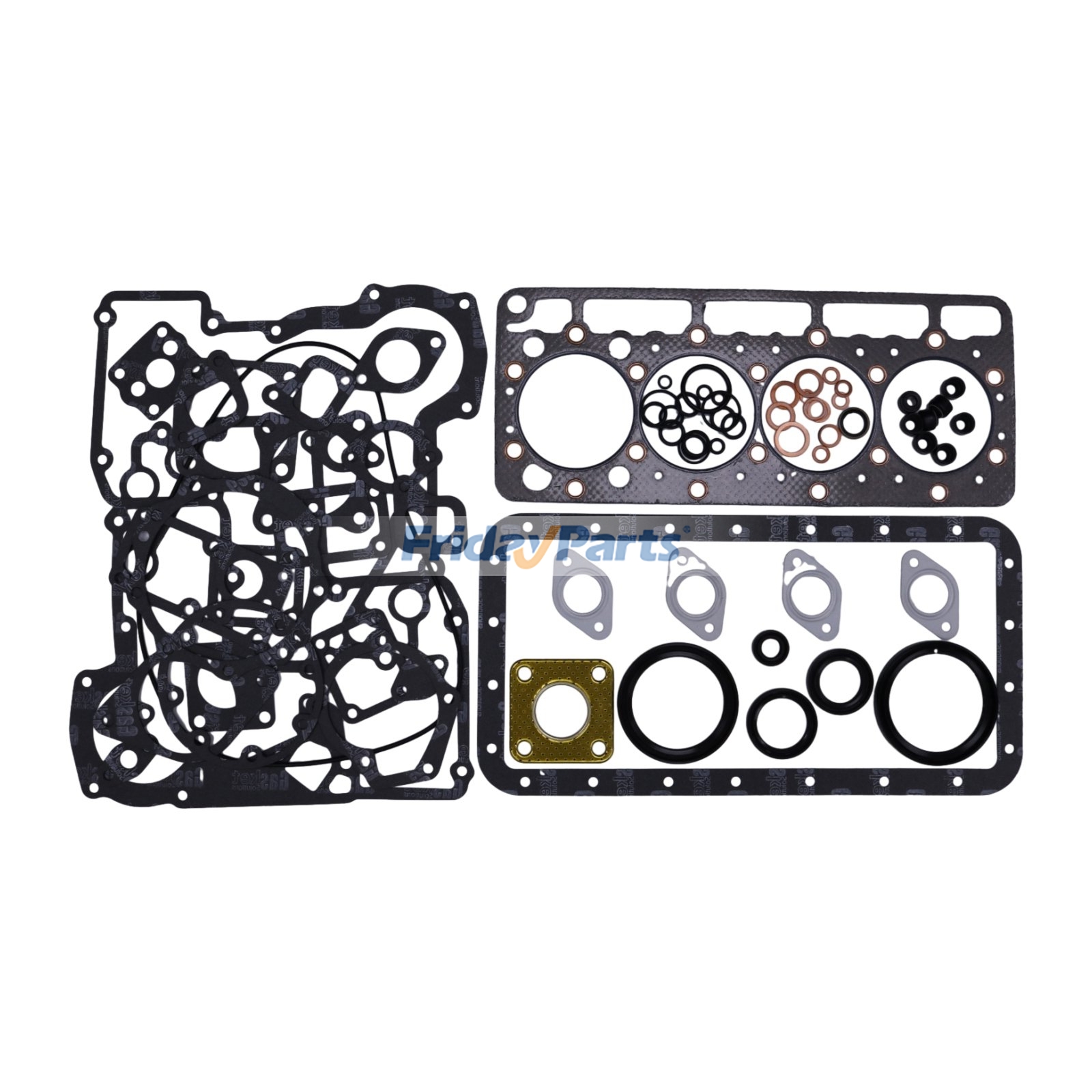 Überholungsdichtungssatz für Kubota-Motor V1200 Traktor B2150 B2150D B9200 L2600F L3000F L4300F M5400 M6800 M96SDSfür Für KUBOTA