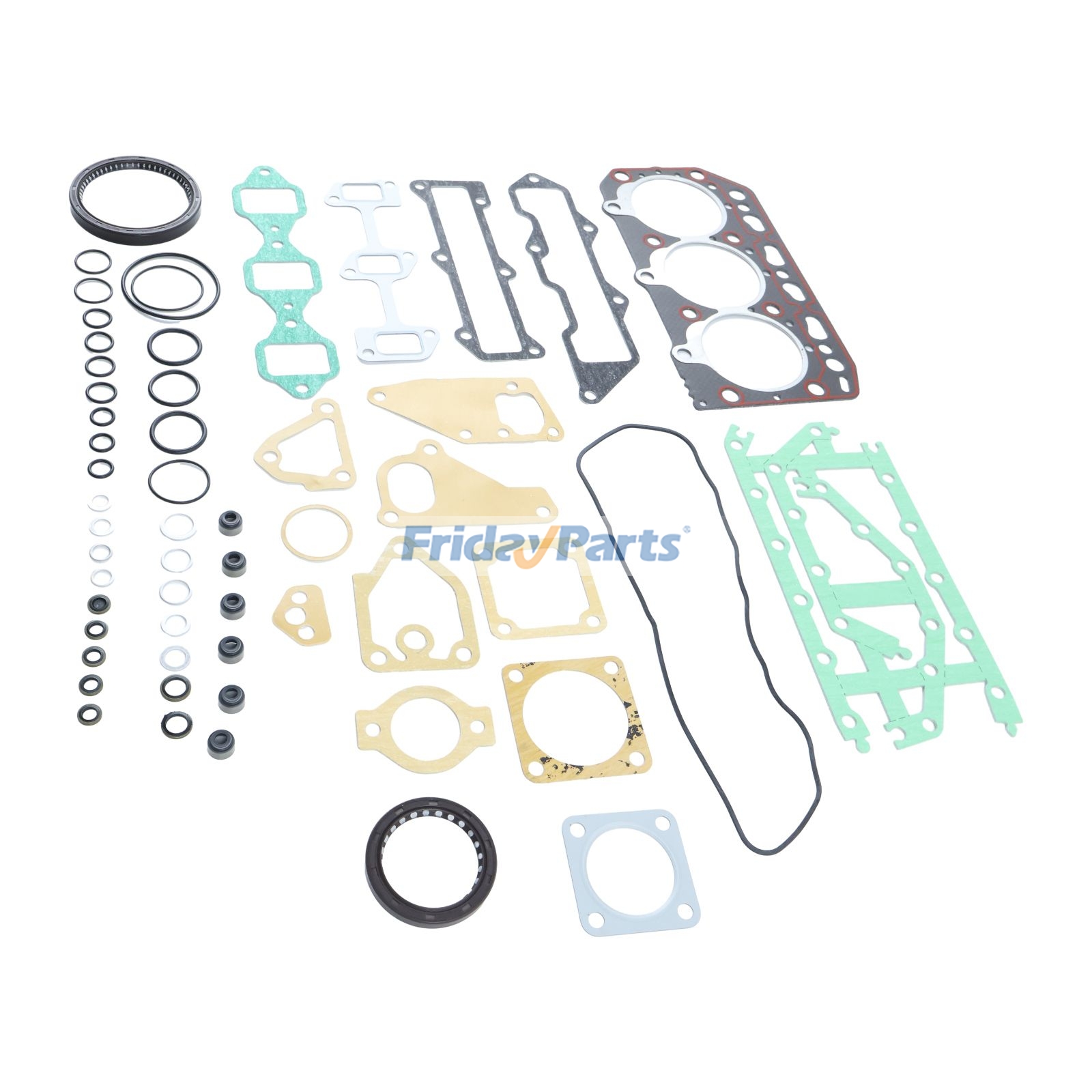 Kit de juntas de revisión para motor Komatsu 3D84-2 3D84N-2 de FridayParts