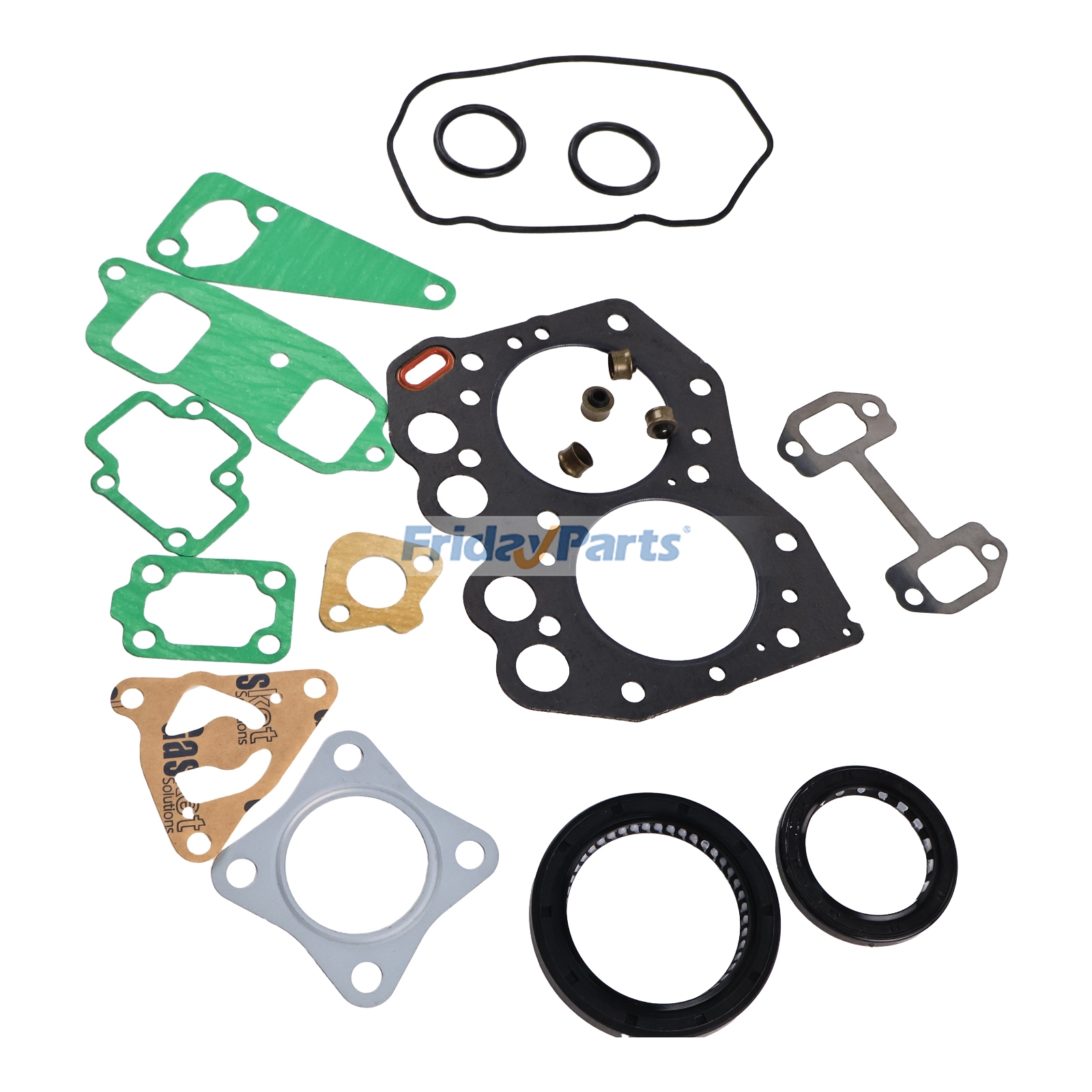 Kit de juntas de revisión para motor Yanmar 2TN66 2TN66L 2TN66E Excavadora Doosan Daewoo Solar 007