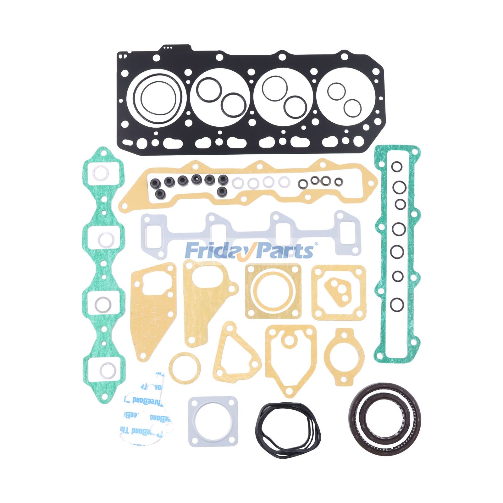 Overhaul Gasket Kit for Yanmar Marine Engine 4JH4E 4JH5E 4JH4 4JH5