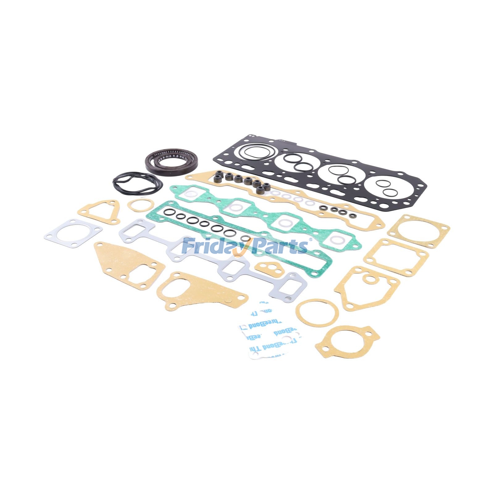 Kit de juntas de revisión para motor marino Yanmar 4JH4E 4JH5E 4JH4 4JH5 de FridayParts