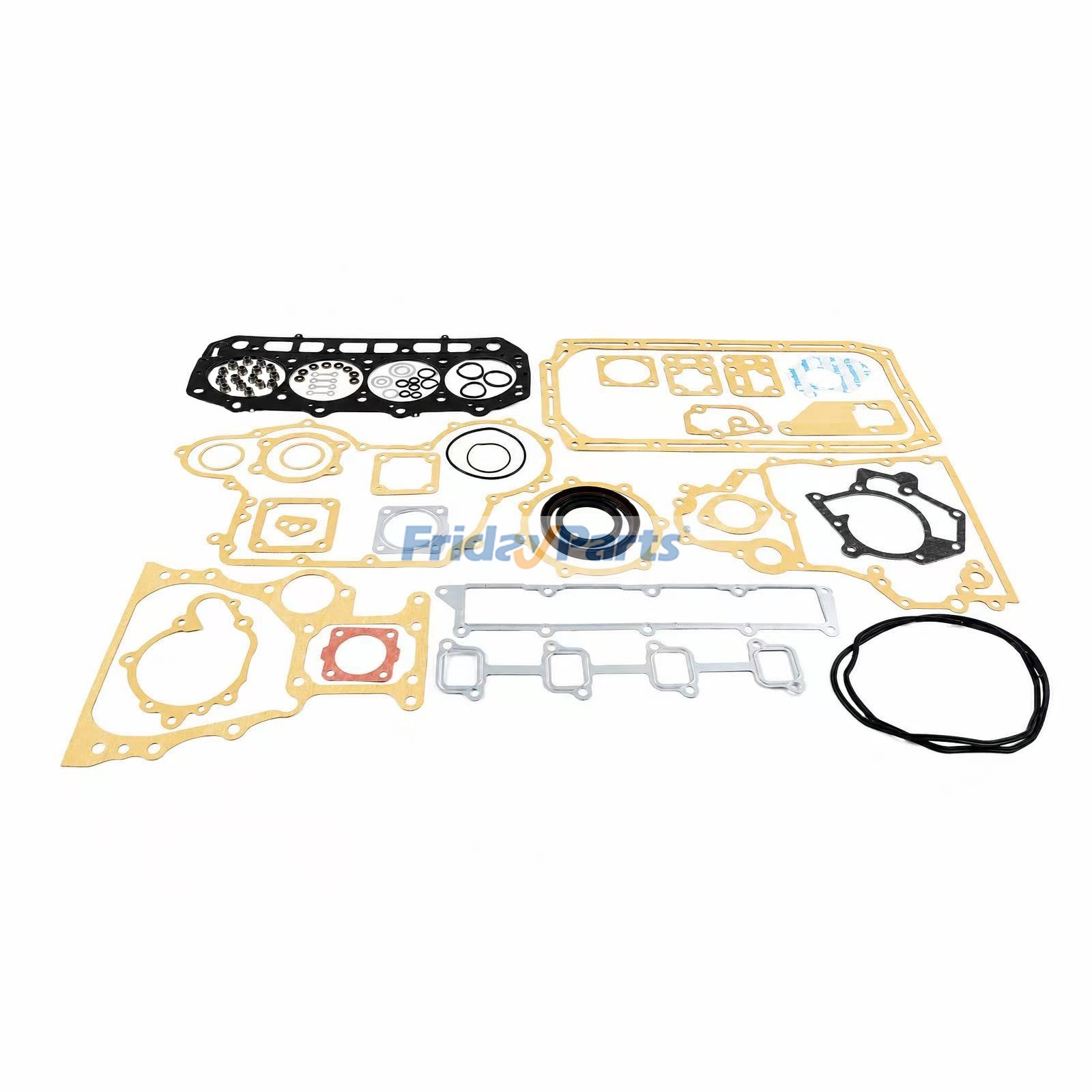 Kit de joints de révision MGS4TNV98 pour moteur Yanmar 4TNV98 et chargeuse John Deere modèles 204K, 304K, 318E, 319E, 320E, 320G, 323E, 324E, 324G, 325G et 326E.pourPour JOHN DEERE