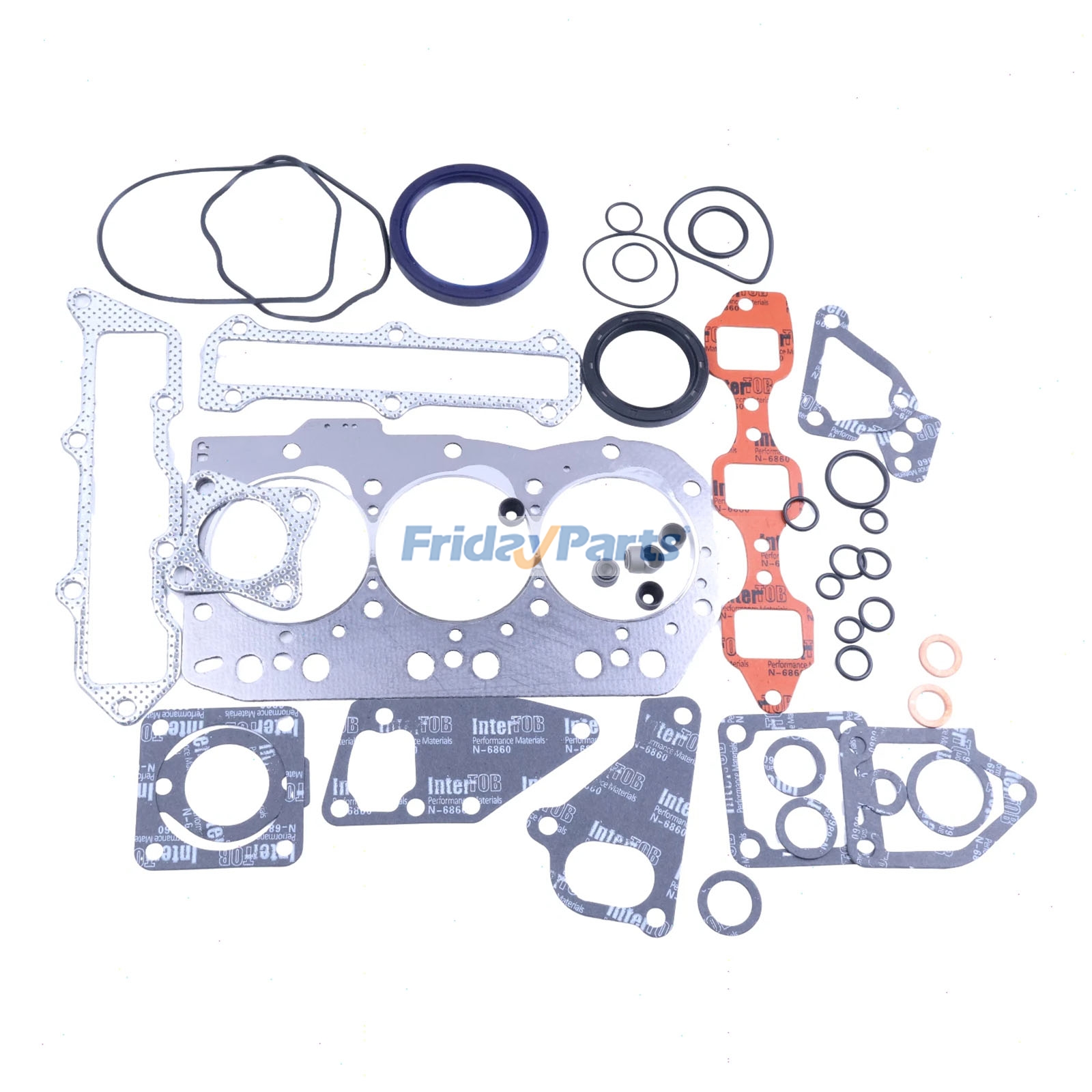Overhaul Gasket Kit MIA880852 for Yanmar Engine 3TNV82 3TNV82A 3TNE82A 3TNV88C Mower 1445 1545 1570 1575 7200 Z997R Tractor 3005 3028EN 2520