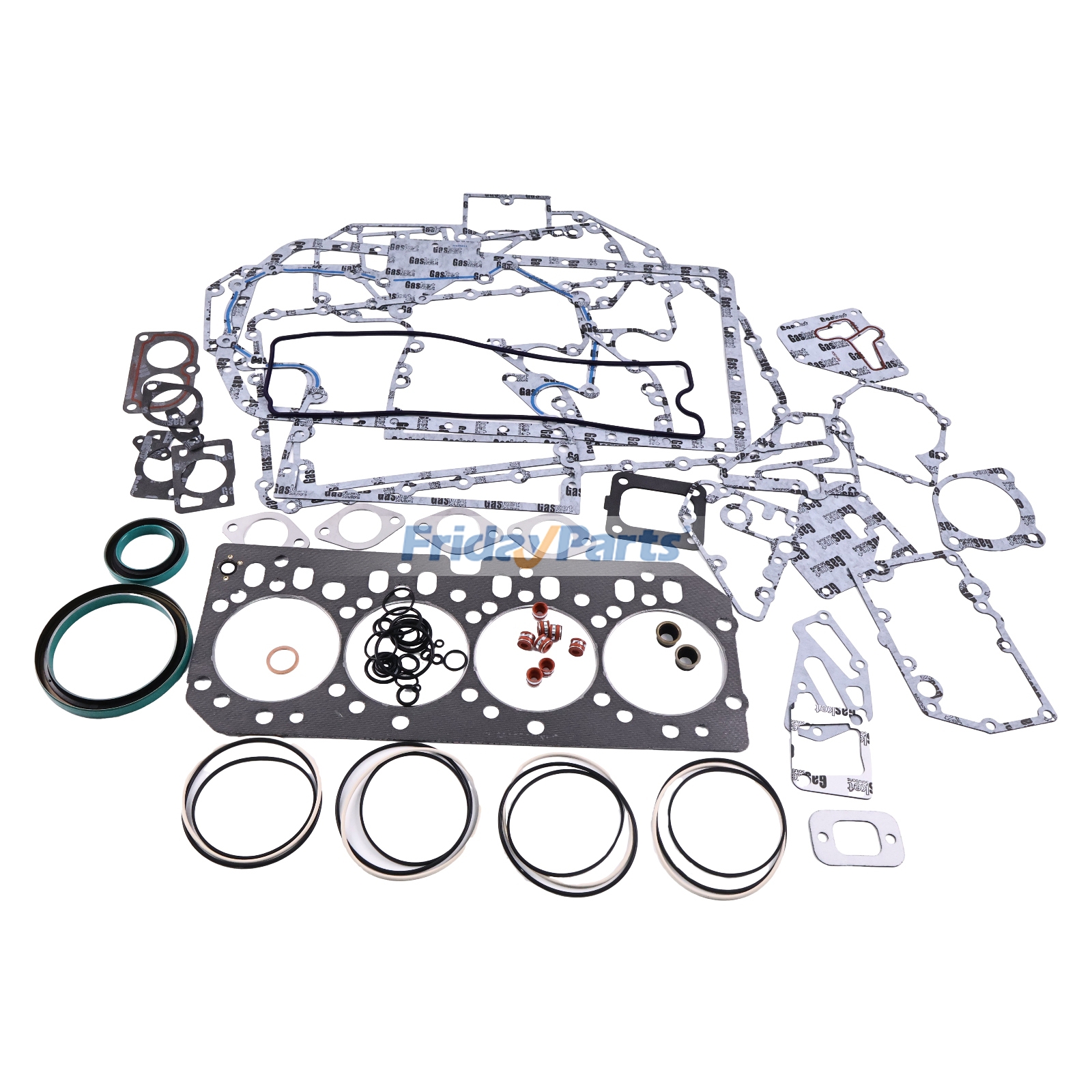 Kit de juntas de revisión R116515 para motores John Deere 4045 6068 Cargador 310L 310K 310G 310E 444K 344J Tractor 5090E 5075E 5055E 5065E 5085M 5095M para Motor,Excavadora,Montacargas,Cosechadora,Pala cargadora,Manipulador telescópico,Tractor