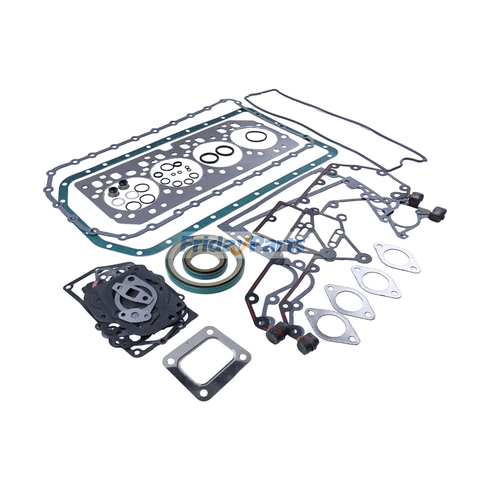 Overhaul Gasket Kit compatible with Dozer,Engine,Excavator,Forklift,Harvester,Loader,Telehandler,Tractor