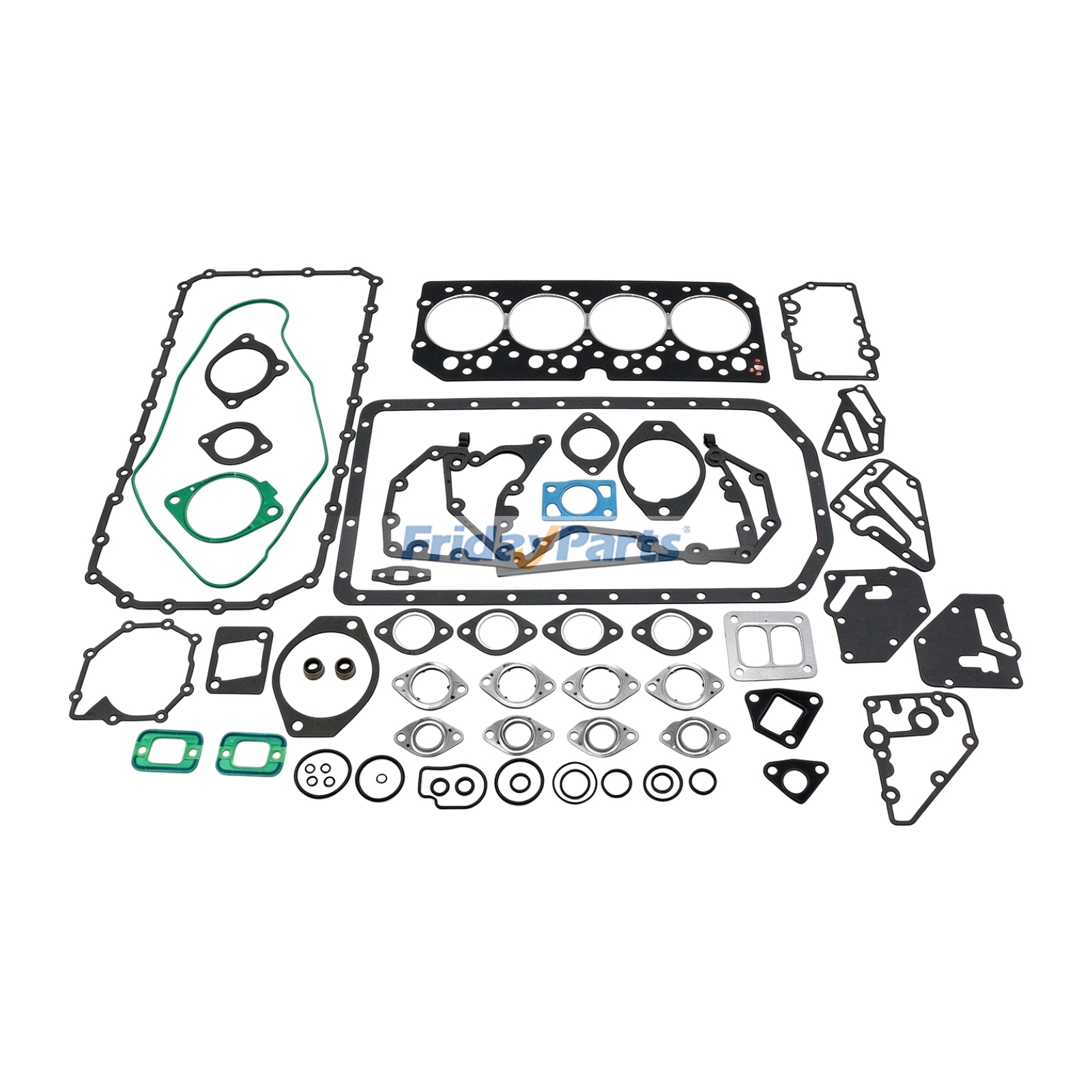 Overhaul Gasket Kit RE536962 for John Deere Engine 4045 4039 6068 6081 Tractor 5080R 5090R 5100R 5080RN 5090RN 5100RN 6150R 6170R 7720 7820 7920 7810 6230 6330