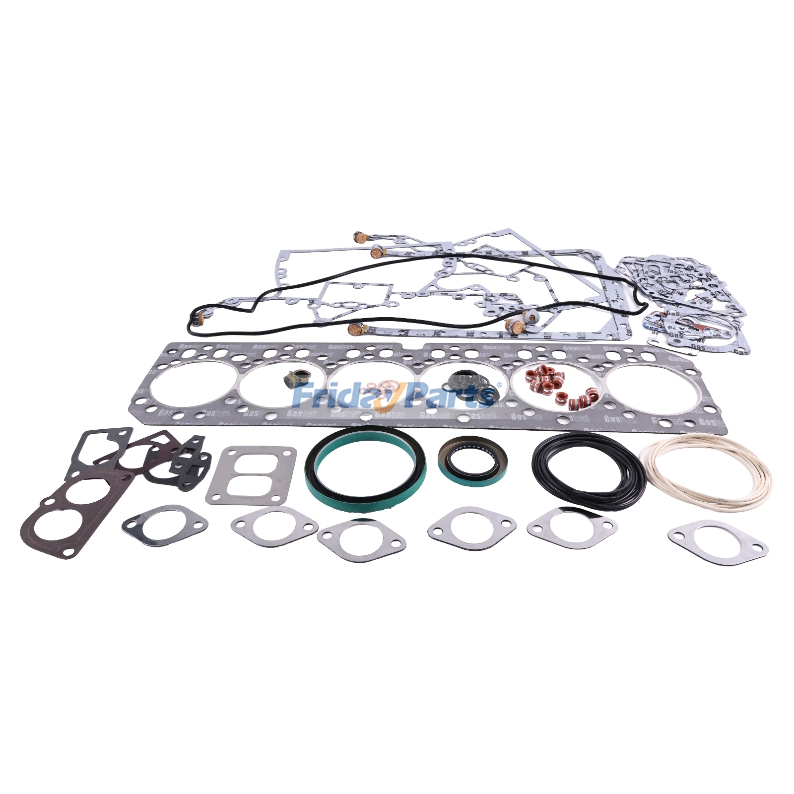 Kit de joints de révision RE546994 pour moteur John Deere 6,8 L, tracteurs 6068, 2204, 6068, 7630, 7730, 7830, 7930, 2044M et 7530, moissonneuse-batteuse 1170E.pourPour JOHN DEERE