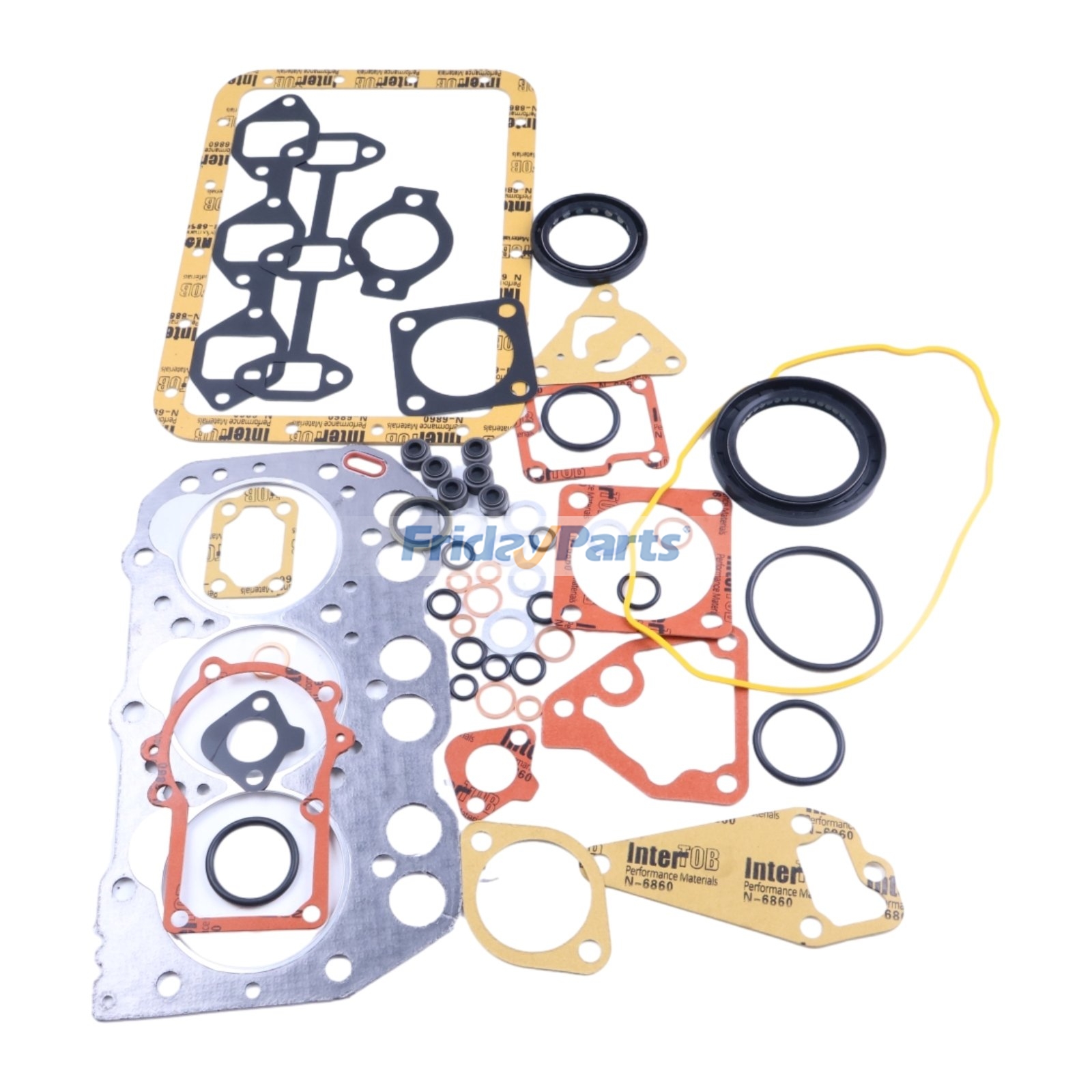 Kit de juntas de revisión YM719632-92611 para motor Yanmar 3TNA72UJ 3TNA72, excavadora Takeuchi TB015 Para Takeuchi