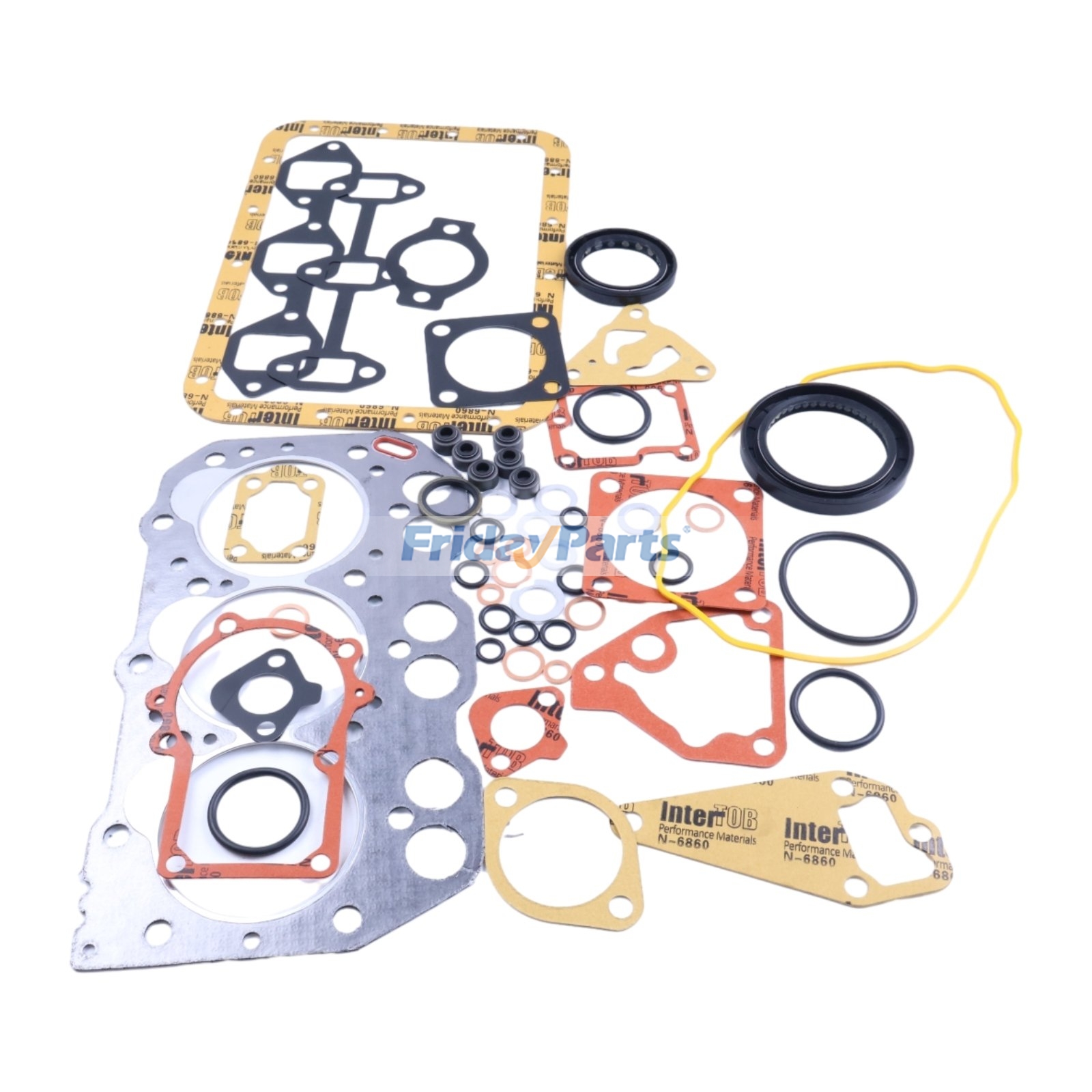 Kit de juntas de revisión YM719632-92611 para motor Yanmar 3TNA72UJ 3TNA72, excavadora Takeuchi TB015