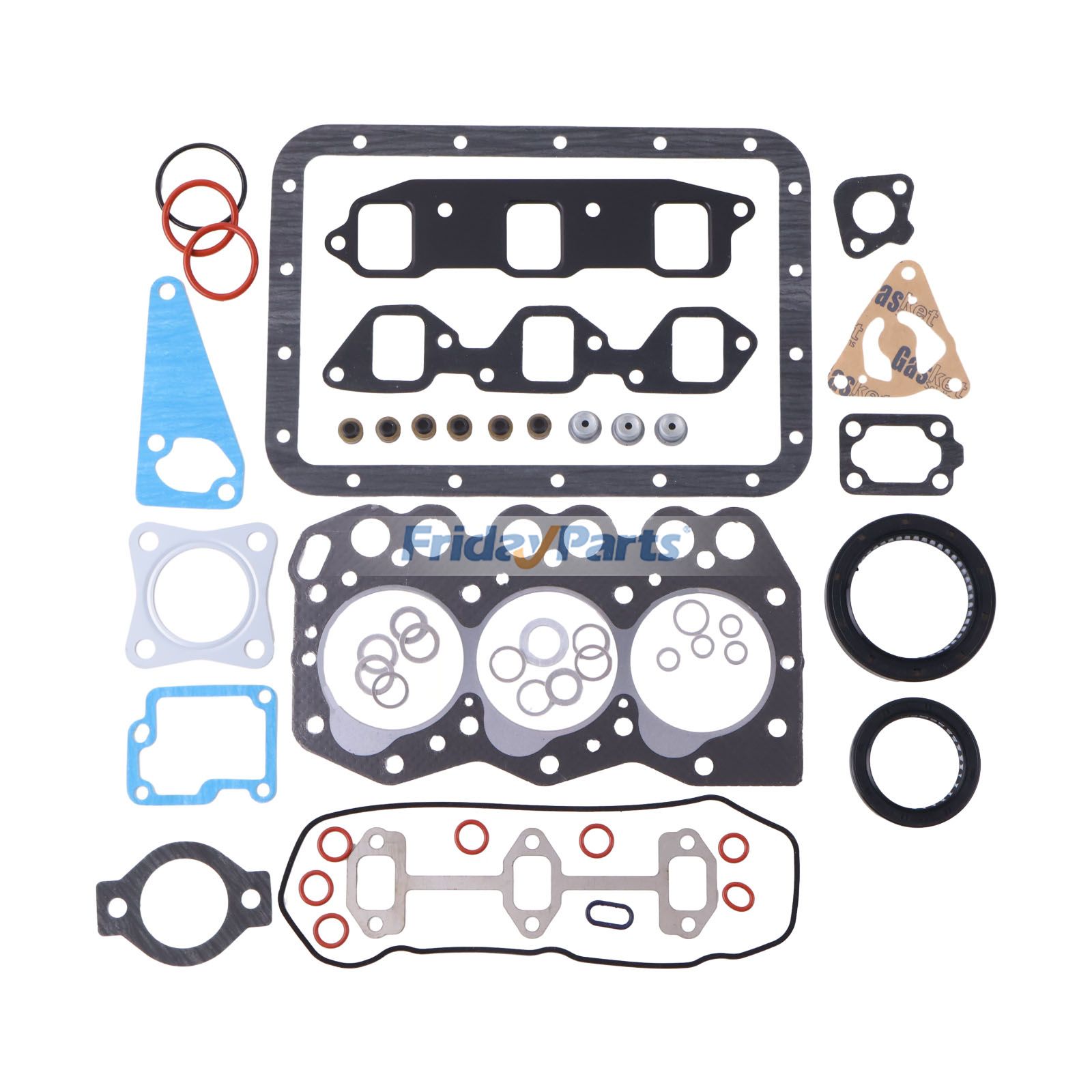 Überholungsdichtungssatz 719230-92600 für Yanmar-Motor 3TN66 3TN66L John Deere Traktor 240 330 332 415