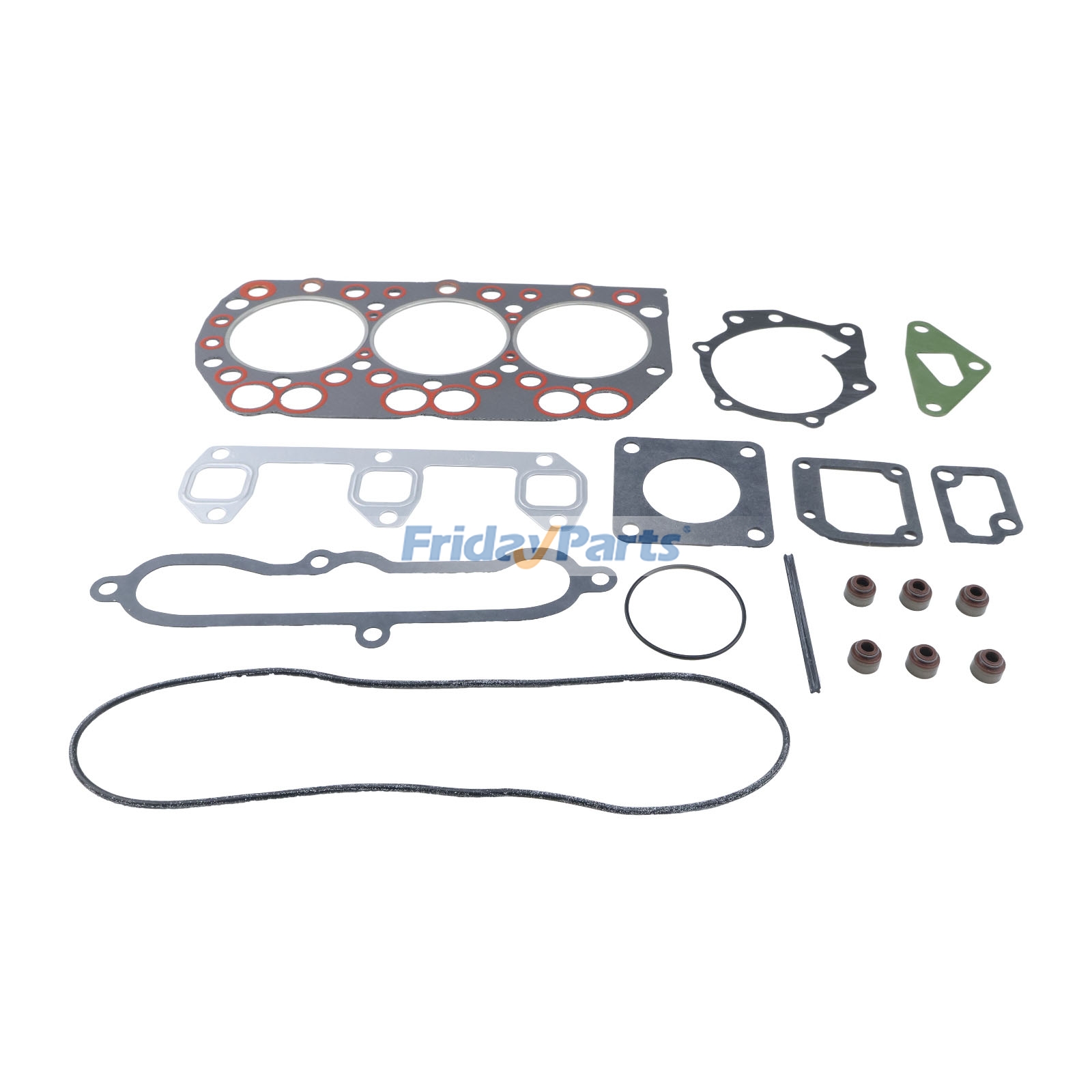 Overhaul Gasket Kit 6287-810-015-20 6287-810-015-30 for Iseki Engine E3112 E3112G Massey Ferguson Tractor GC1725M GC1723E GC1720 GC1715 GC1710 GC1705