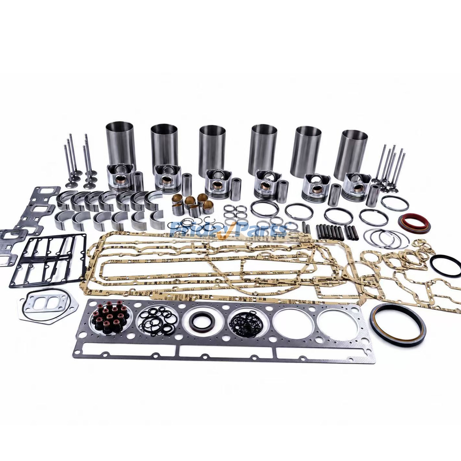 Kit de reconstrucción y reacondicionamiento 107-7545 para motores Caterpillar CAT 3116 Excavadora 325B 320B Compactadora CS-563D CS-573D Pavimentadora AP-1000 AP-1050B BG-240C BG-245C BG-260C de FridayParts