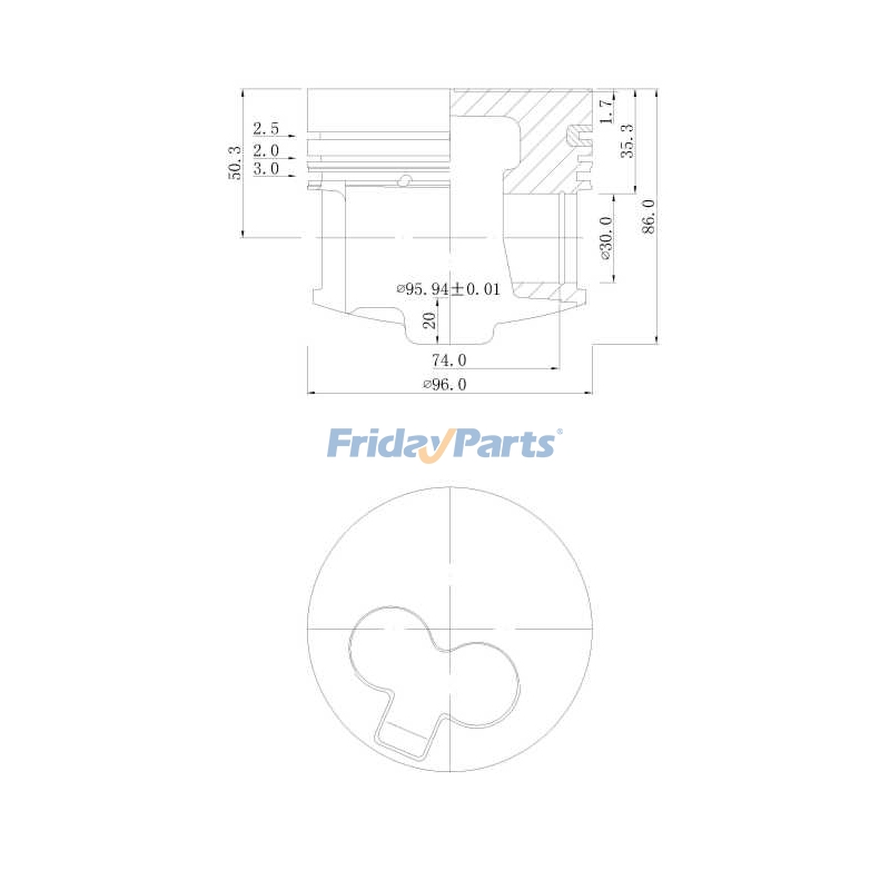 Motor,Empilhadeira  Para TCM - Kit de revisão e reconstrução 12010-6T000 para motor Nissan TD27 TD27T TCM empilhadeira D21 D22