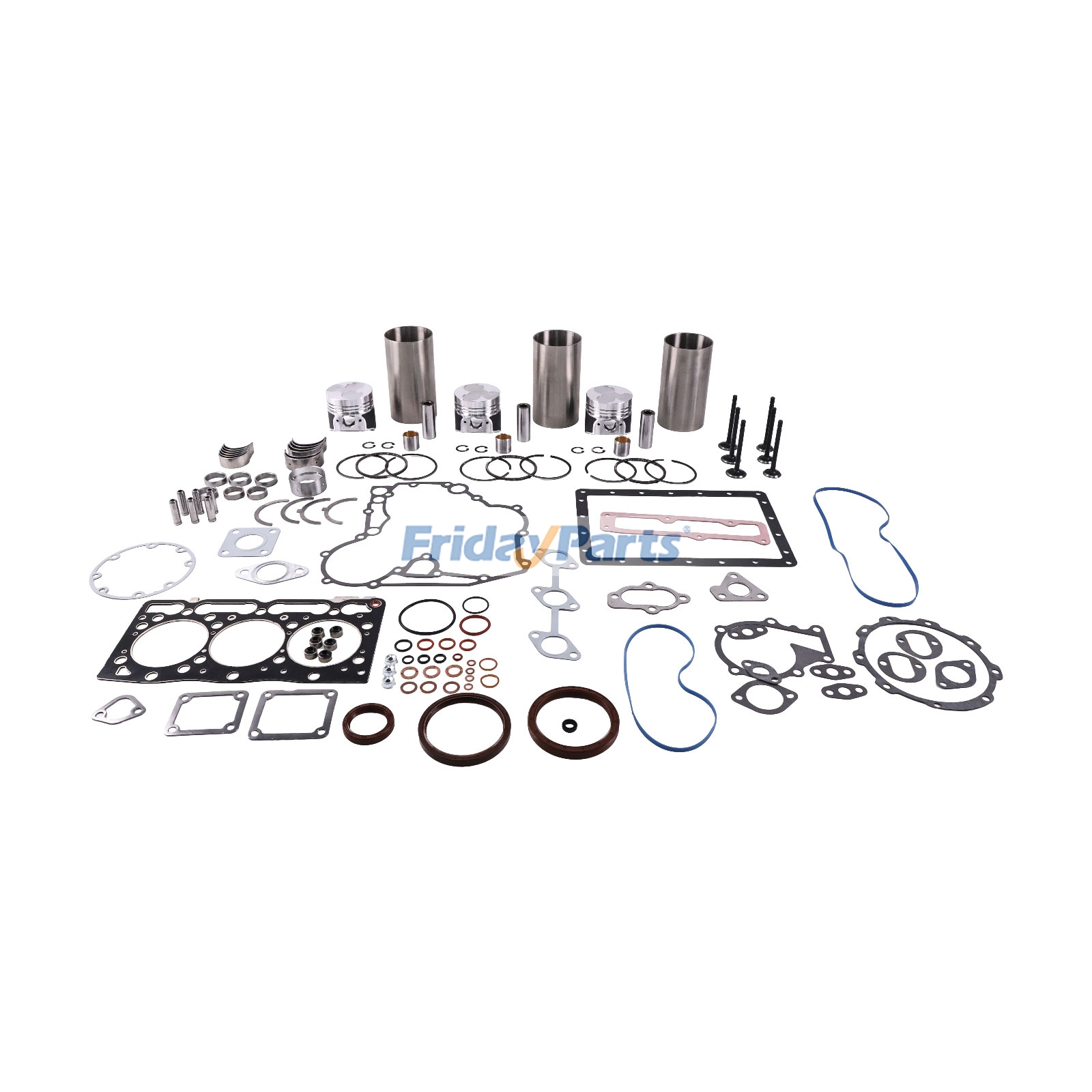 Überholungssatz 1J095-21112 für Kubota-Motor D1005 Traktor B2301HSD B2320DT B2320DTN B2320DTWO B2320HSD B2320HSDN BX2670 BX2680