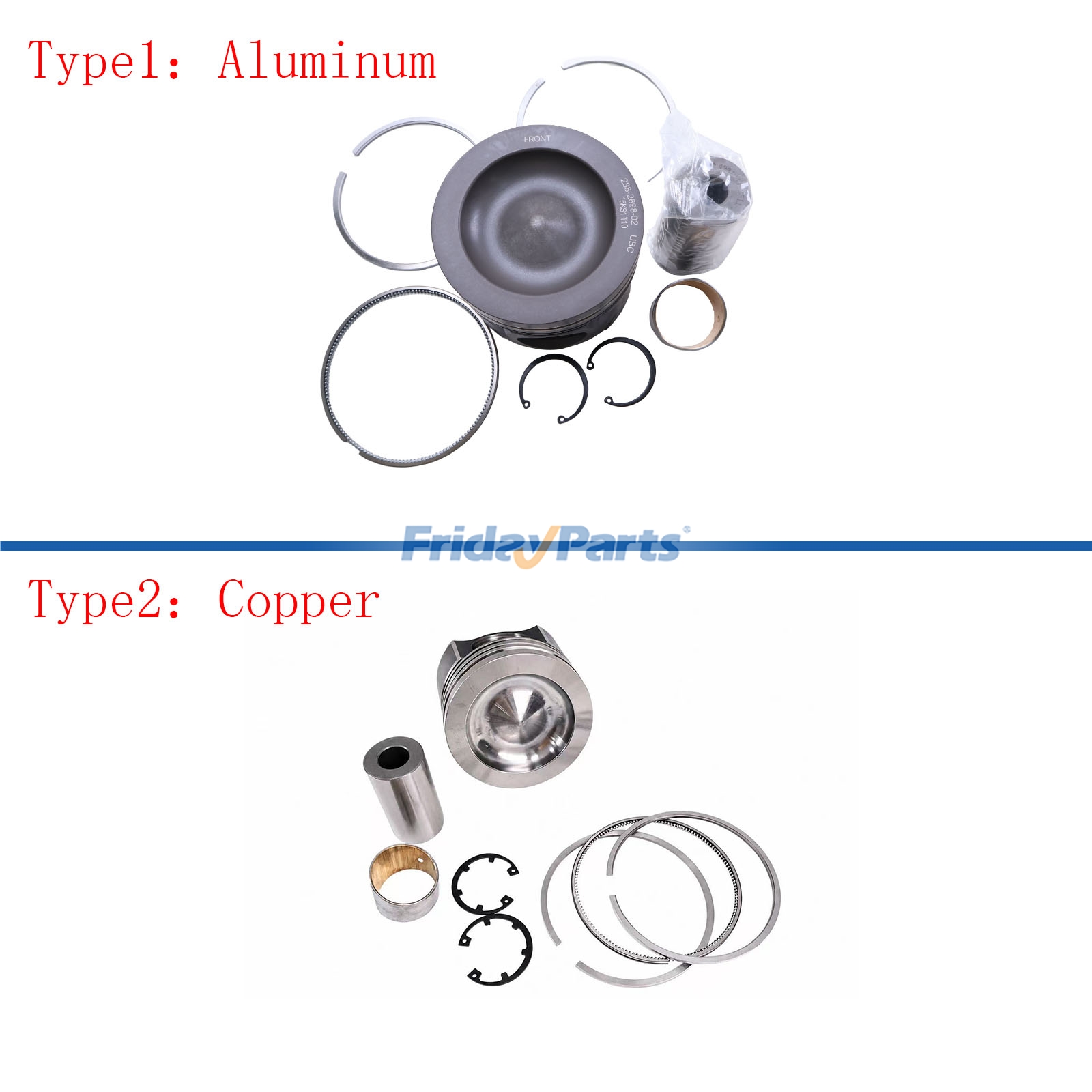 Kit de reconstruction pour révision complètepour Moteur,Pelle