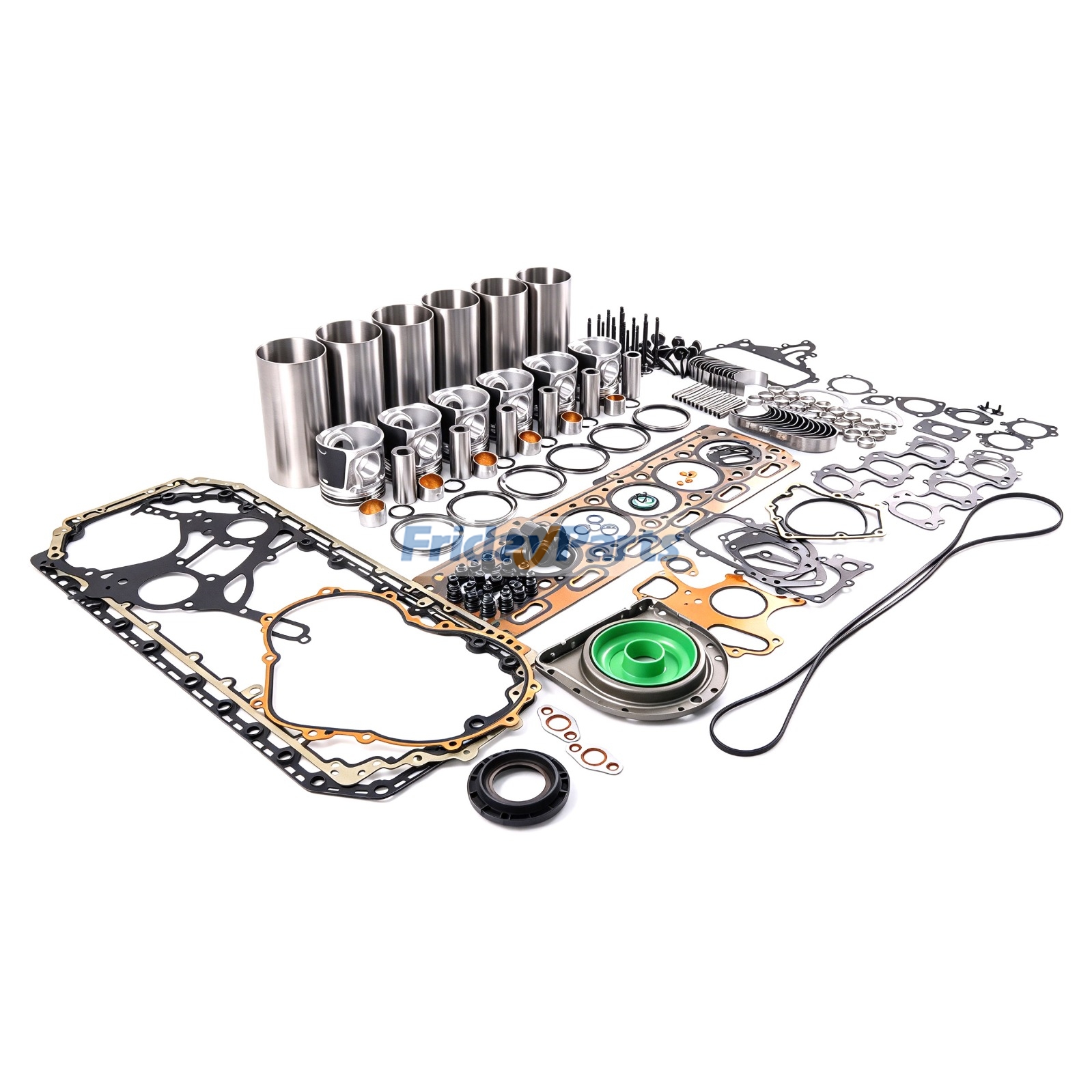 Kit de reconstrucción y reacondicionamiento 365-2821 para excavadora Caterpillar CAT C6.6 320E 320EL 320ELRR 320ERR 320ELN 323EL 323ELN ​​323ESA y cargadora 2384C 2484C 559C 579C de FridayParts