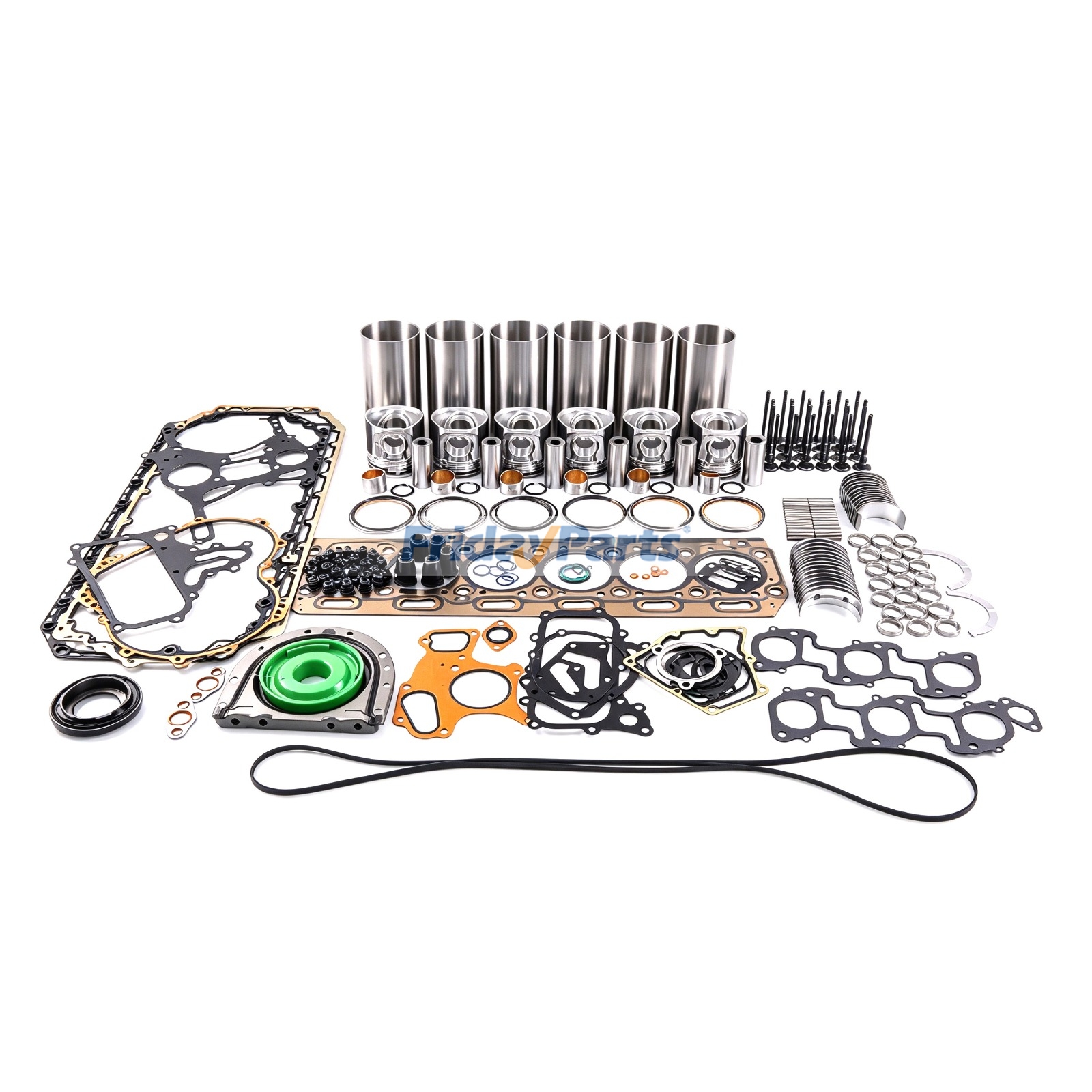 Kit de reconstrucción y reacondicionamiento 365-2821 para excavadora Caterpillar CAT C6.6 320E 320EL 320ELRR 320ERR 320ELN 323EL 323ELN ​​323ESA y cargadora 2384C 2484C 559C 579C para Topadora,Motor,Excavadora,Pala cargadora